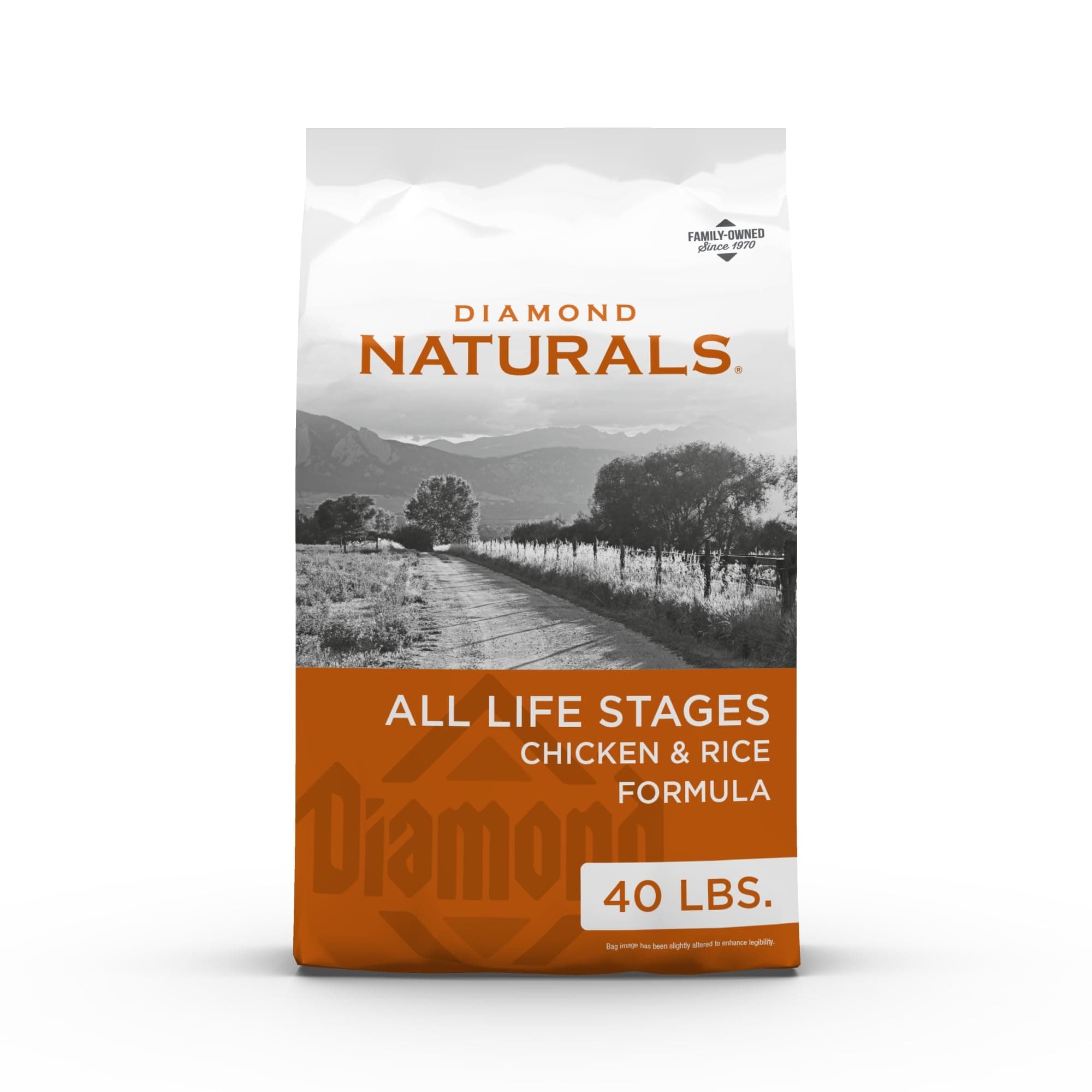 Diamond Naturals All Life Stages Real Meat Recipe Dry Dog Food with Premium Ingredients and Real Cage Free Chicken 40lb