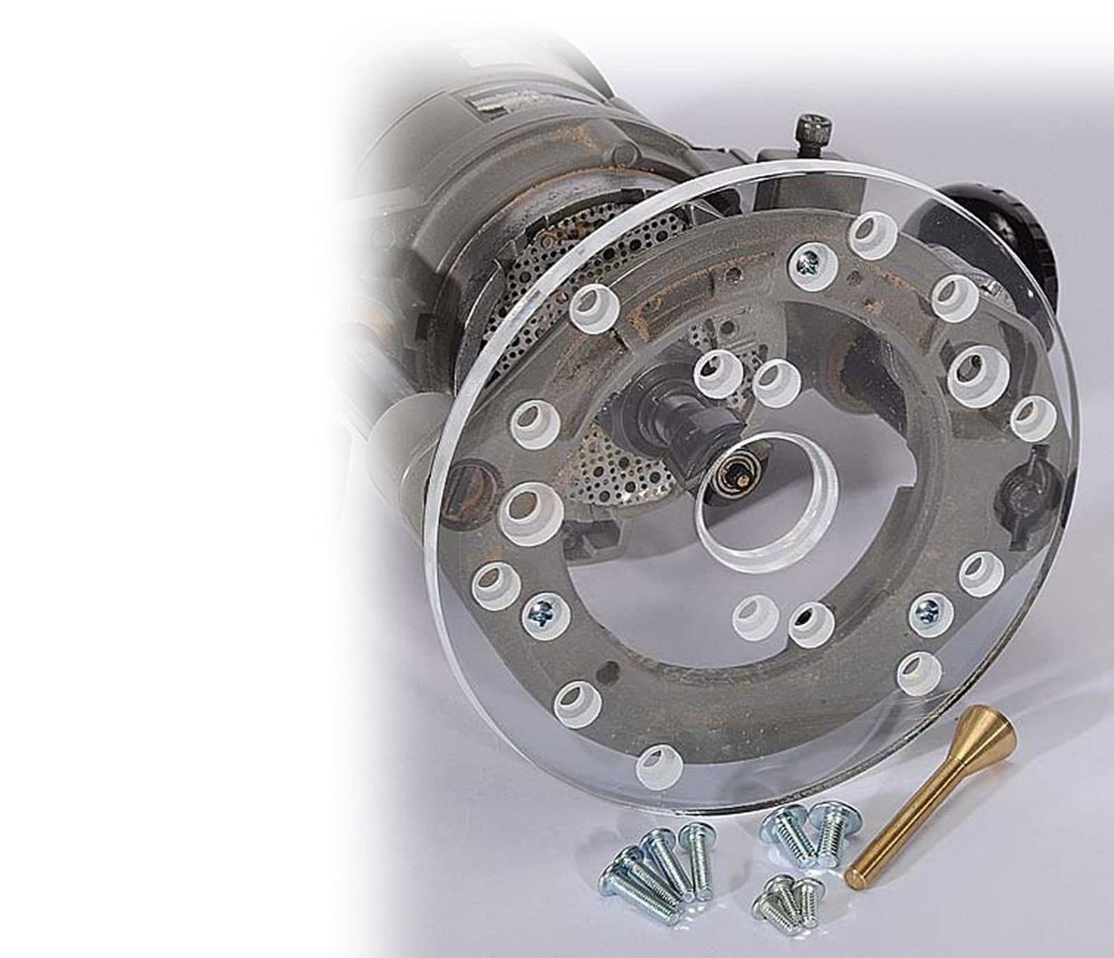 MLCS9099 Universal Router Plate for Porter Cable type Template Guides