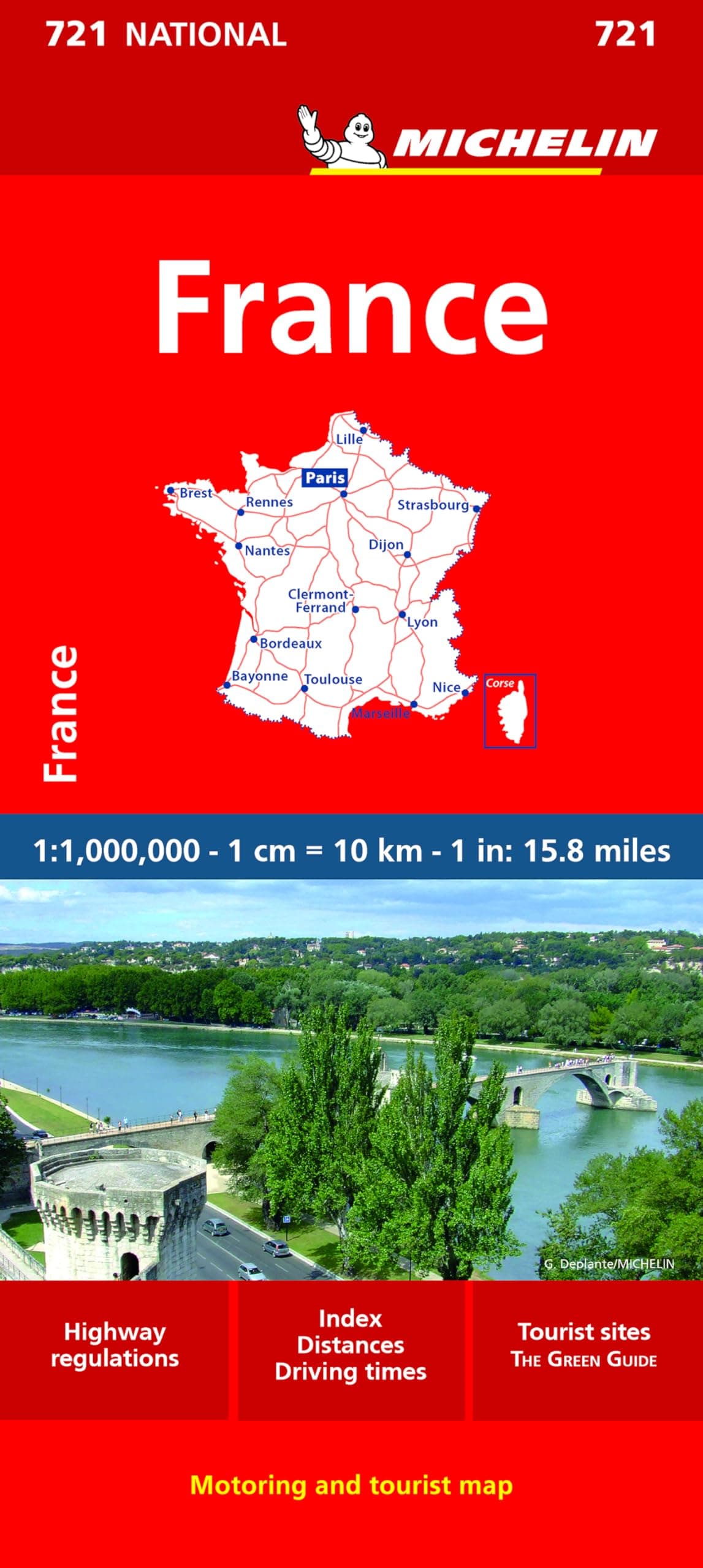 Michelin France Map 721 (Maps/Country (Michelin))