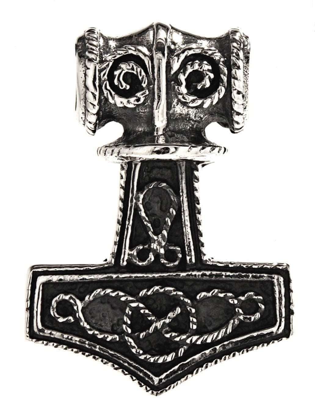 Kiss of LeatherThor's Hammer Pendant 925 Sterling Silver No. 220