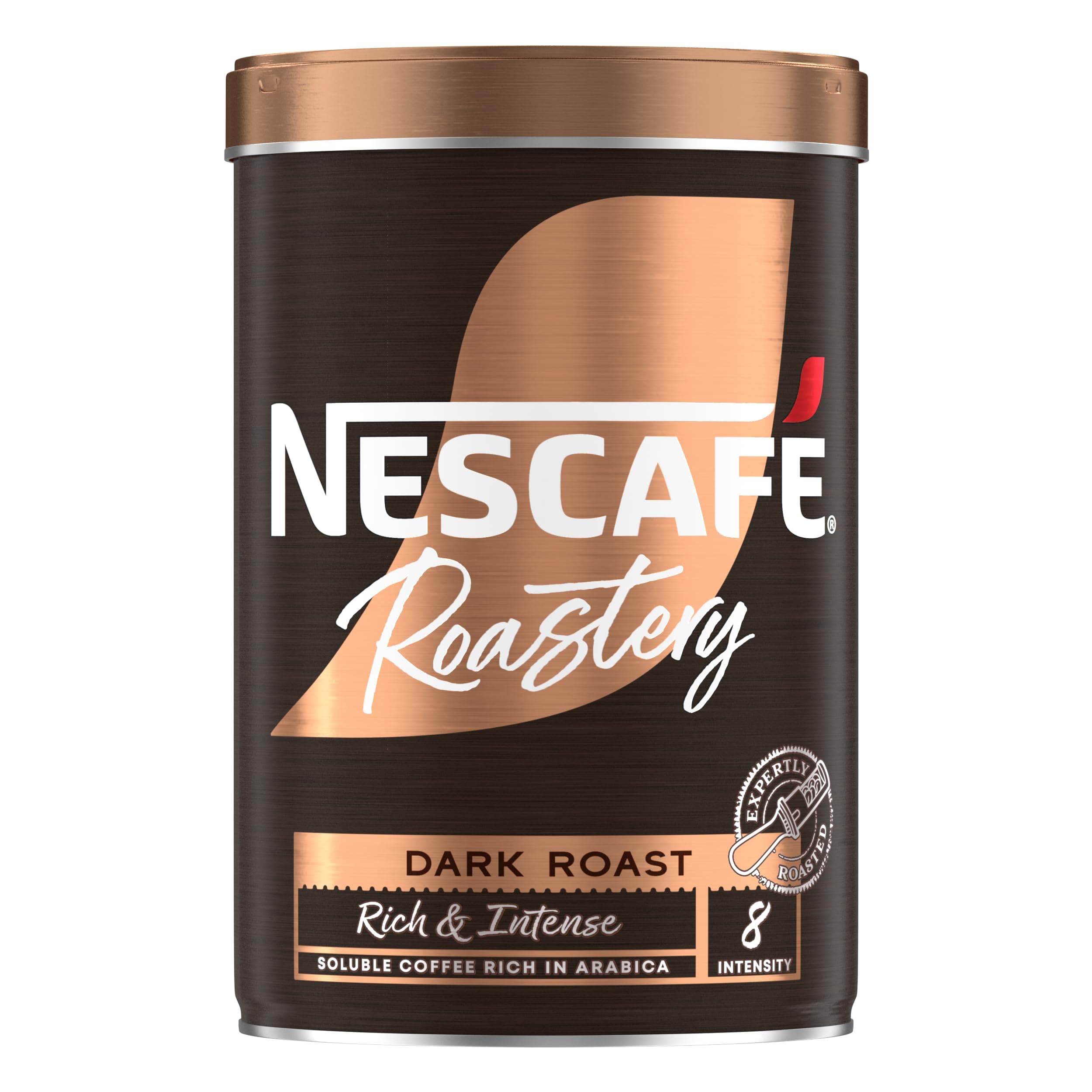 NESCAFÉ Roastery Dark Roast Premium Instant Coffee, Bold Intense Arabica and Robusta Coffe, 95g (Pack of 6)