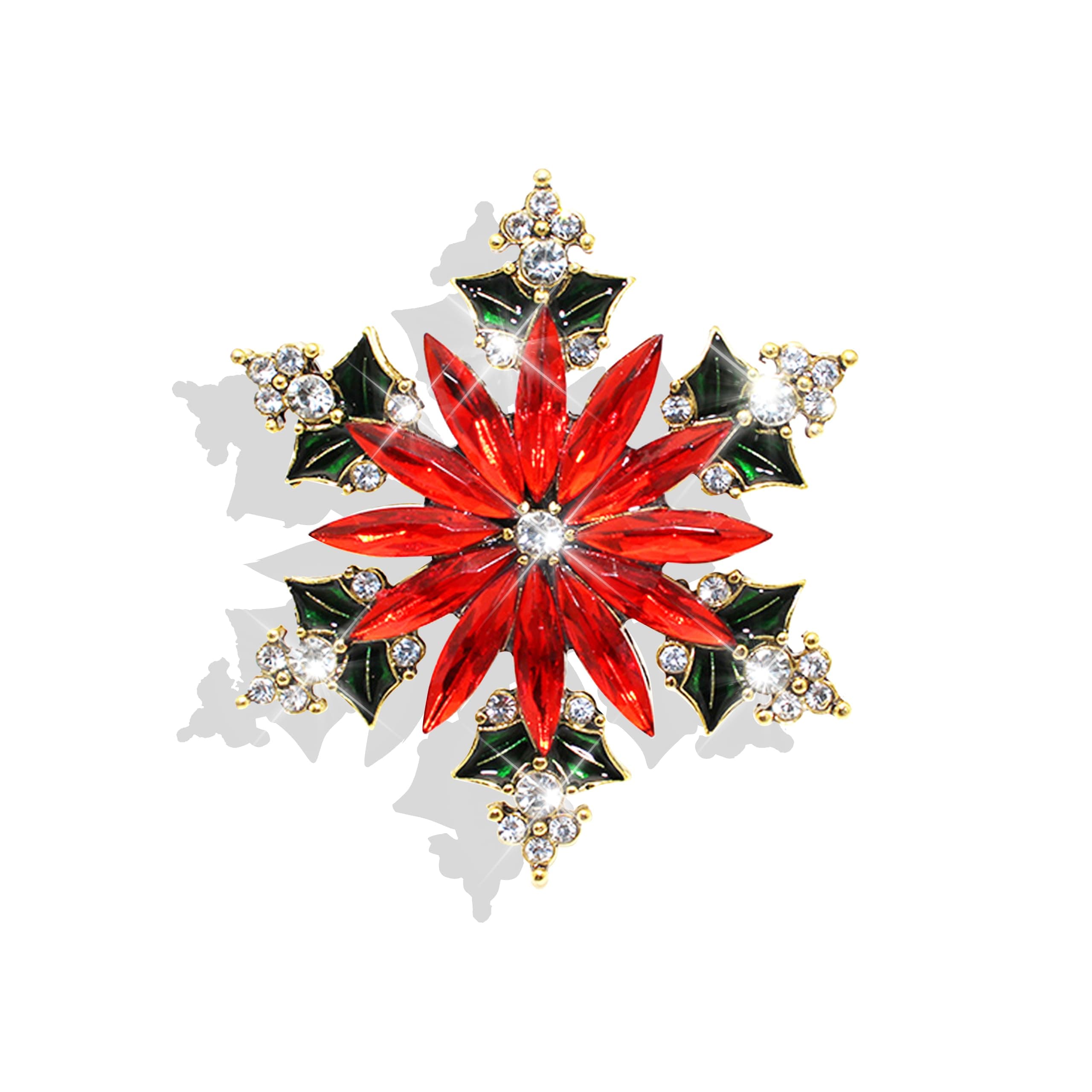 Christmas Pins Christmas Brooch for Women Enamel Pins for Backpacks Holiday Pins Christmas Tree Pins and Brooches for Women Rhinestones Brooch for Christmas Gifts