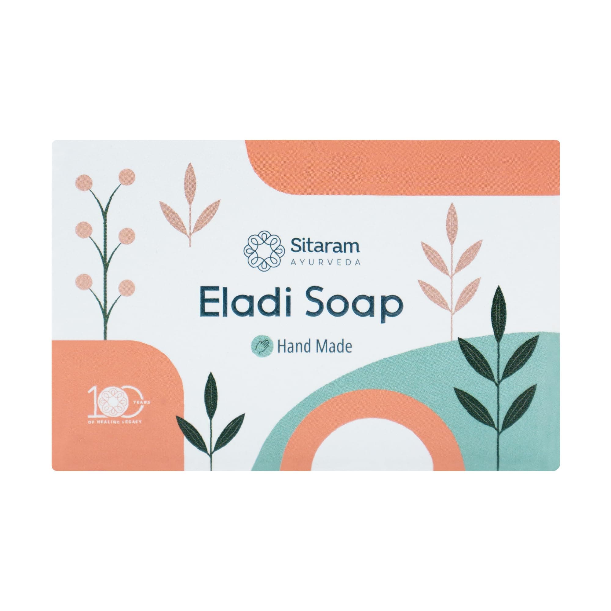 Ayurveda Eladi Soap | Ayurvedic Herbal Bath Soap with Coconut & Castor Oil | Gentle Cleansing & Deep Moisturizing Care | Kerala Traditional Formula | 75 gm