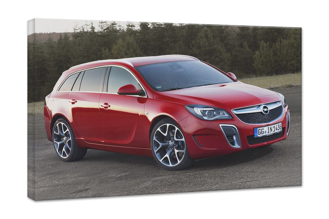 2014 Opel Insignia Opc 24X36 Gallery Wrapped 3/4" Depth Canvas Print