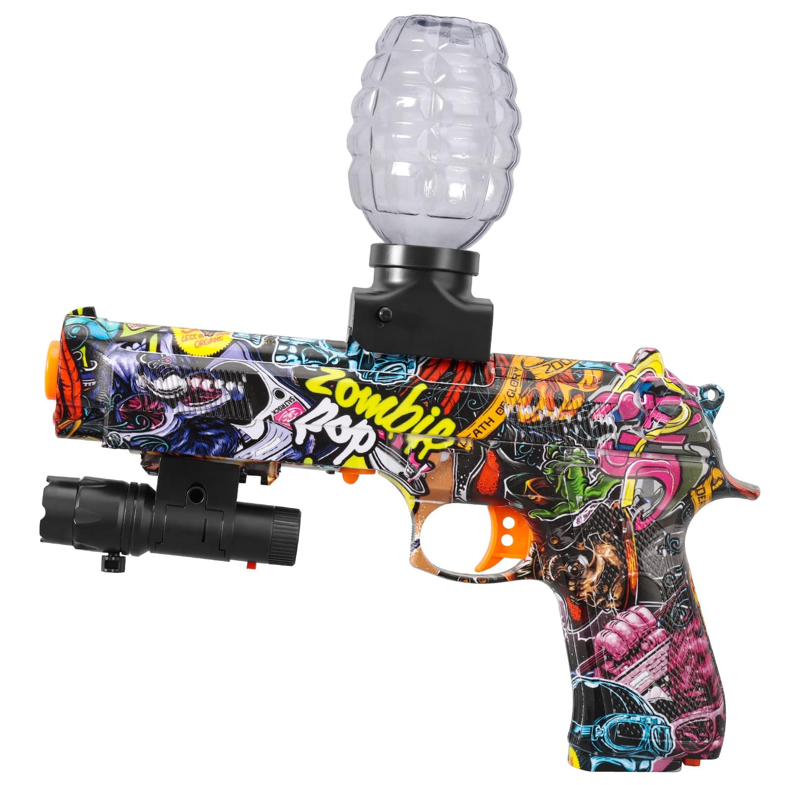 Electric Gel Ball Blaster Automatic Splatter Eco-Friendly Splat Gun for Outdoor Activities, able to Shoot 12 Rounds per Second, Ages 15+