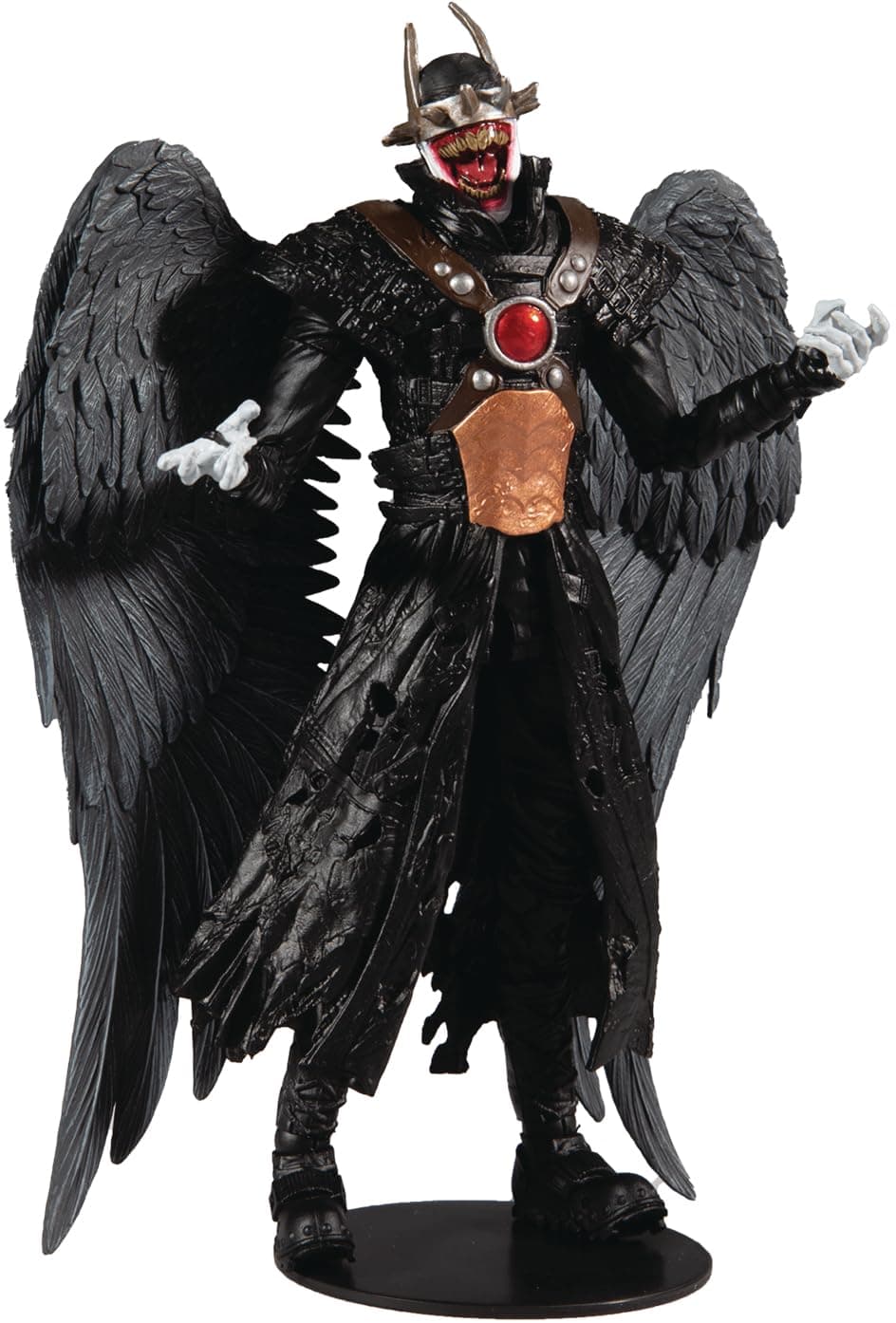 Toys DC Multiverse Batman Who Laughs with Sky Tyrant Wings 7" Action Figure and Build-A P