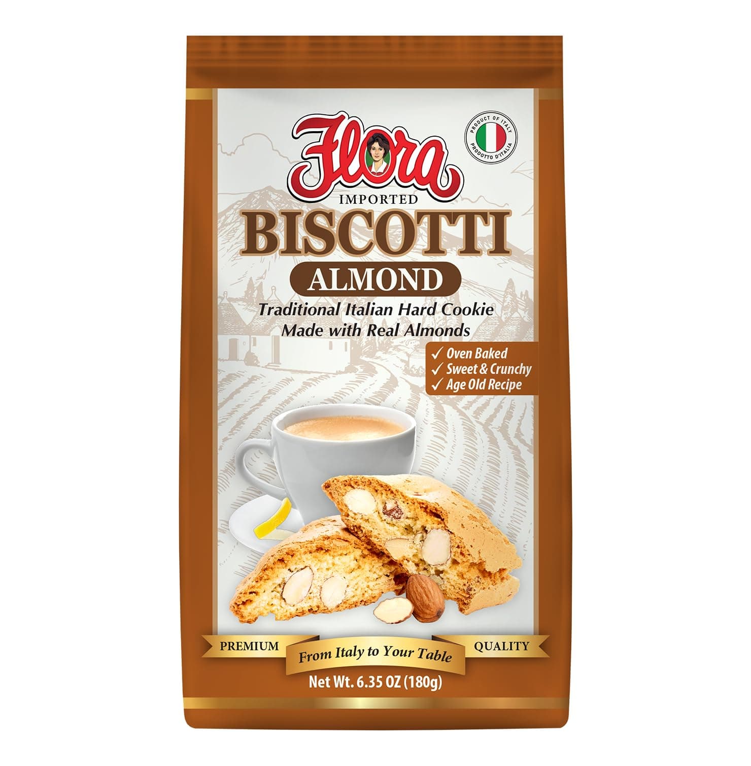 Flora Biscotti Cookies (Almond)