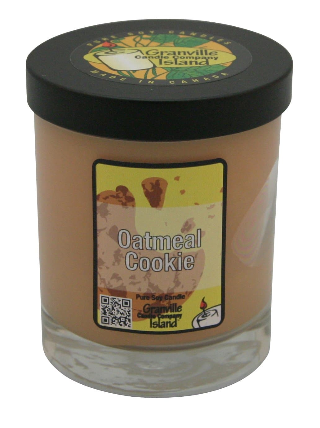 Granville Island Candle Company Natural Soy Candle, 7 oz, Oatmeal Cookie
