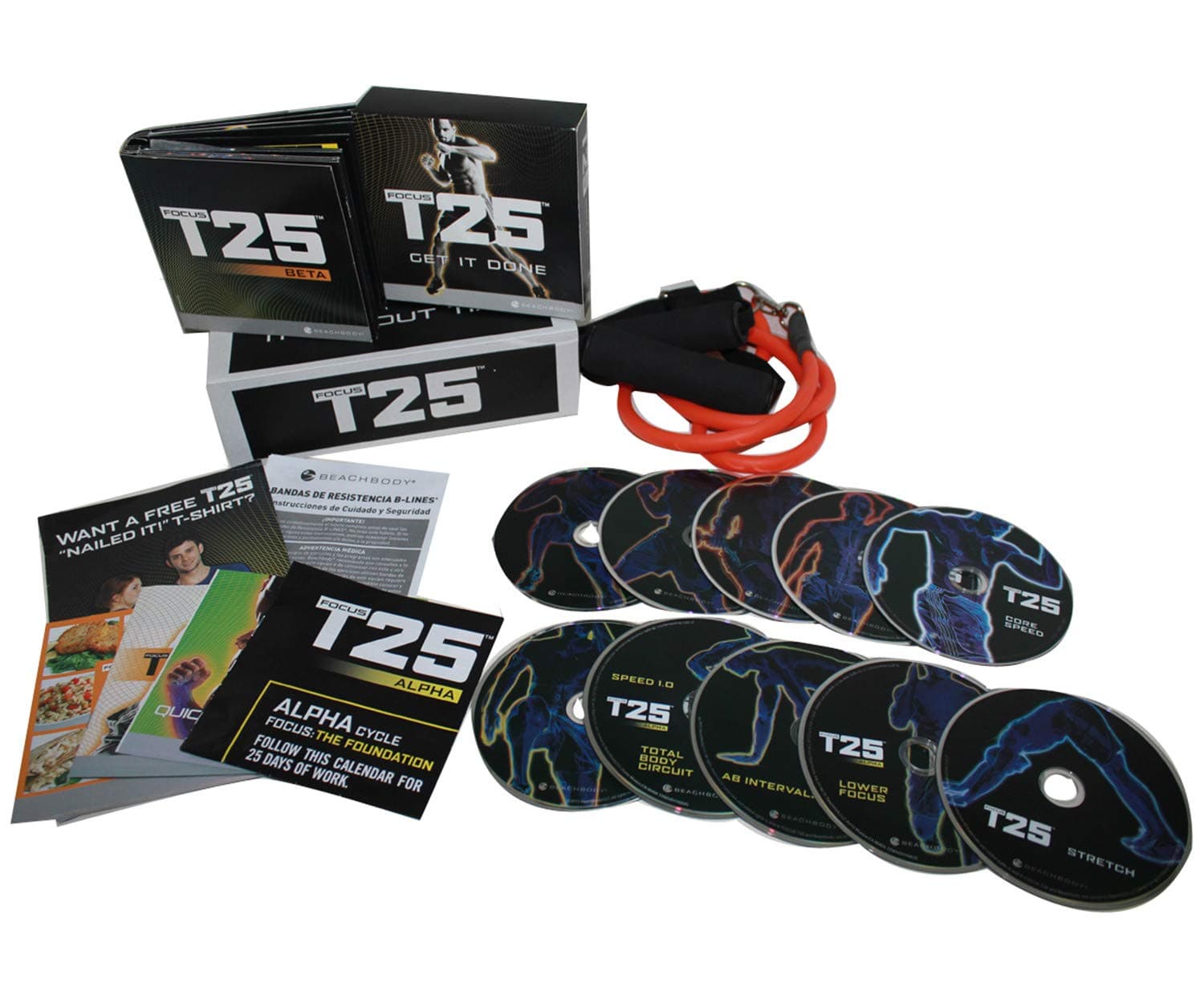 Beachbody FOCUS T25 Workout and Fitness DVD Programme, HIIT, High Intensity, Interval Training, Home Workout, Weight Loss, INSANITY, Shaun T (As Seen On High Street TV)