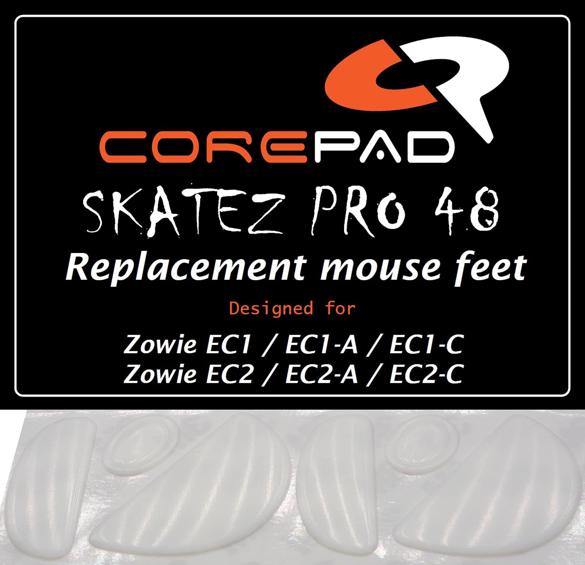 Skatez Pro 48 Teflon Mouse Skates for Zowie EC1 and EC2