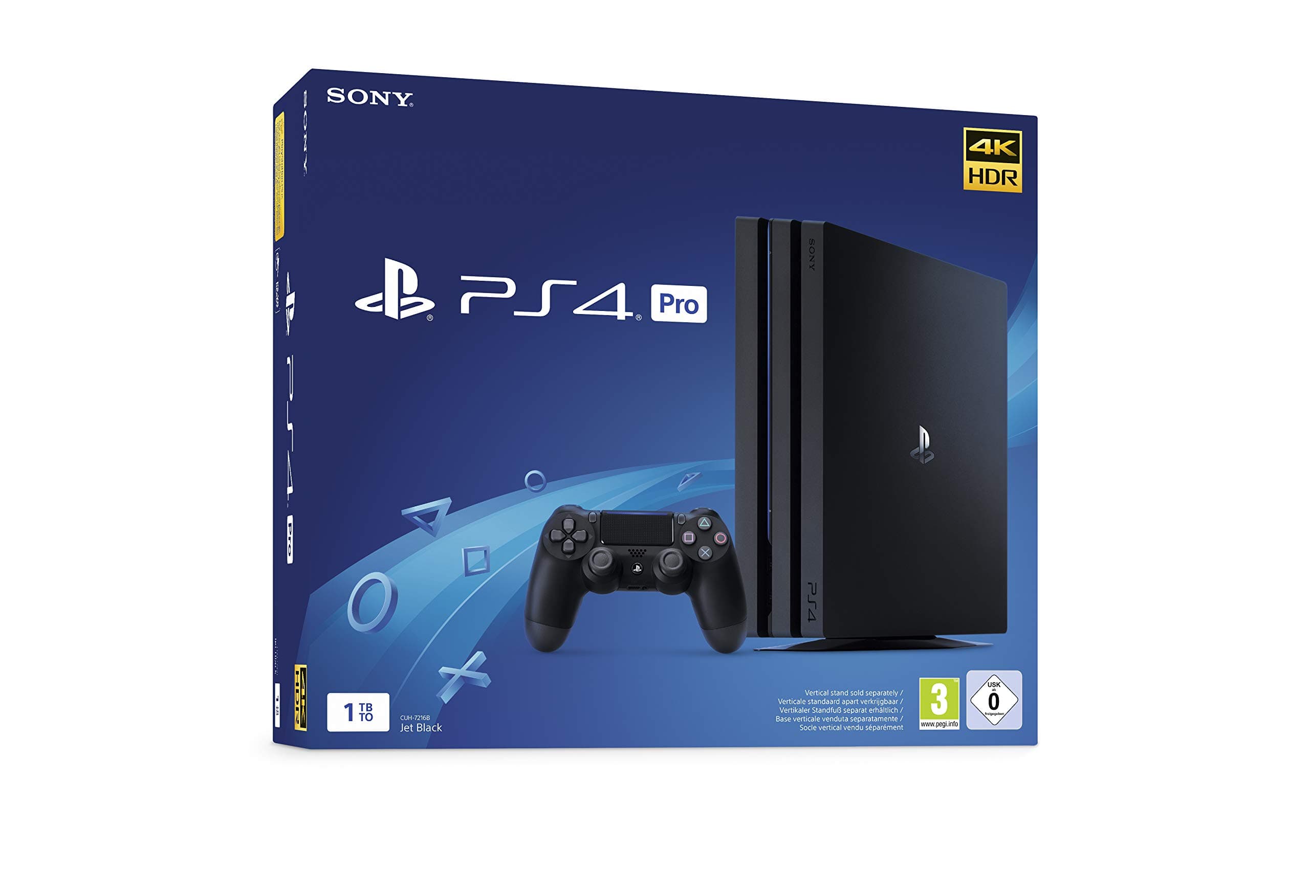 Sony PlayStation 4 Pro Console - Black - 1TB (Renewed)