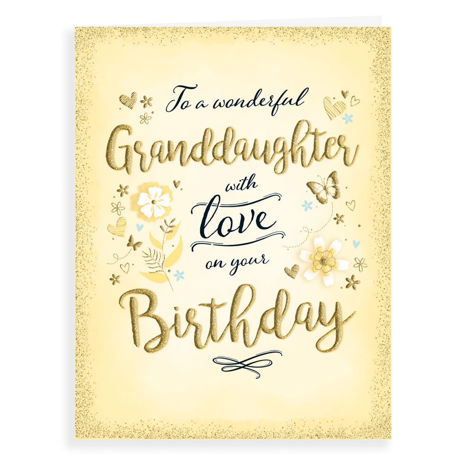 Piccadilly Greetings Modern Birthday Card Granddaughter - 8 x 6 inches