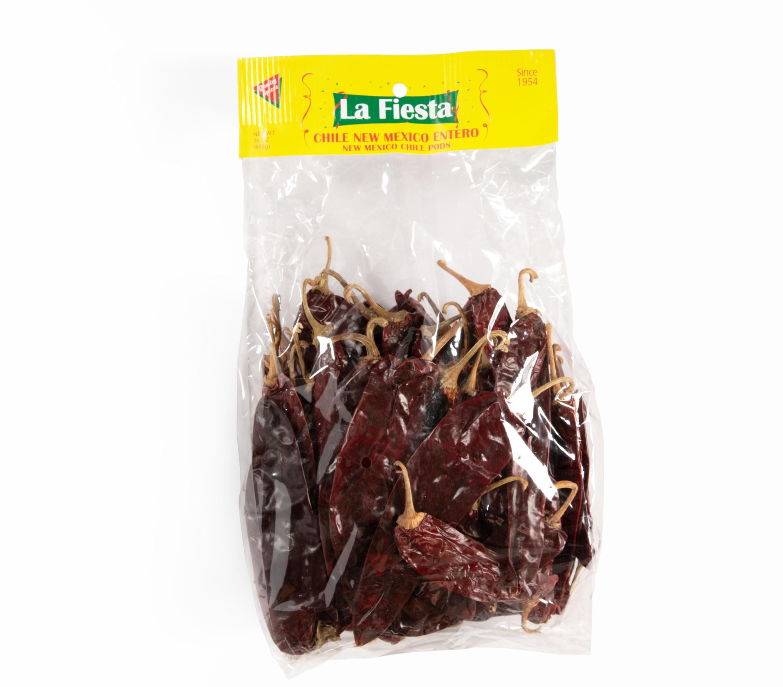 La Fiesta New Mexico Dried Whole Chile Pods, 12 oz Bag – Mild, Earthy Flavor ...