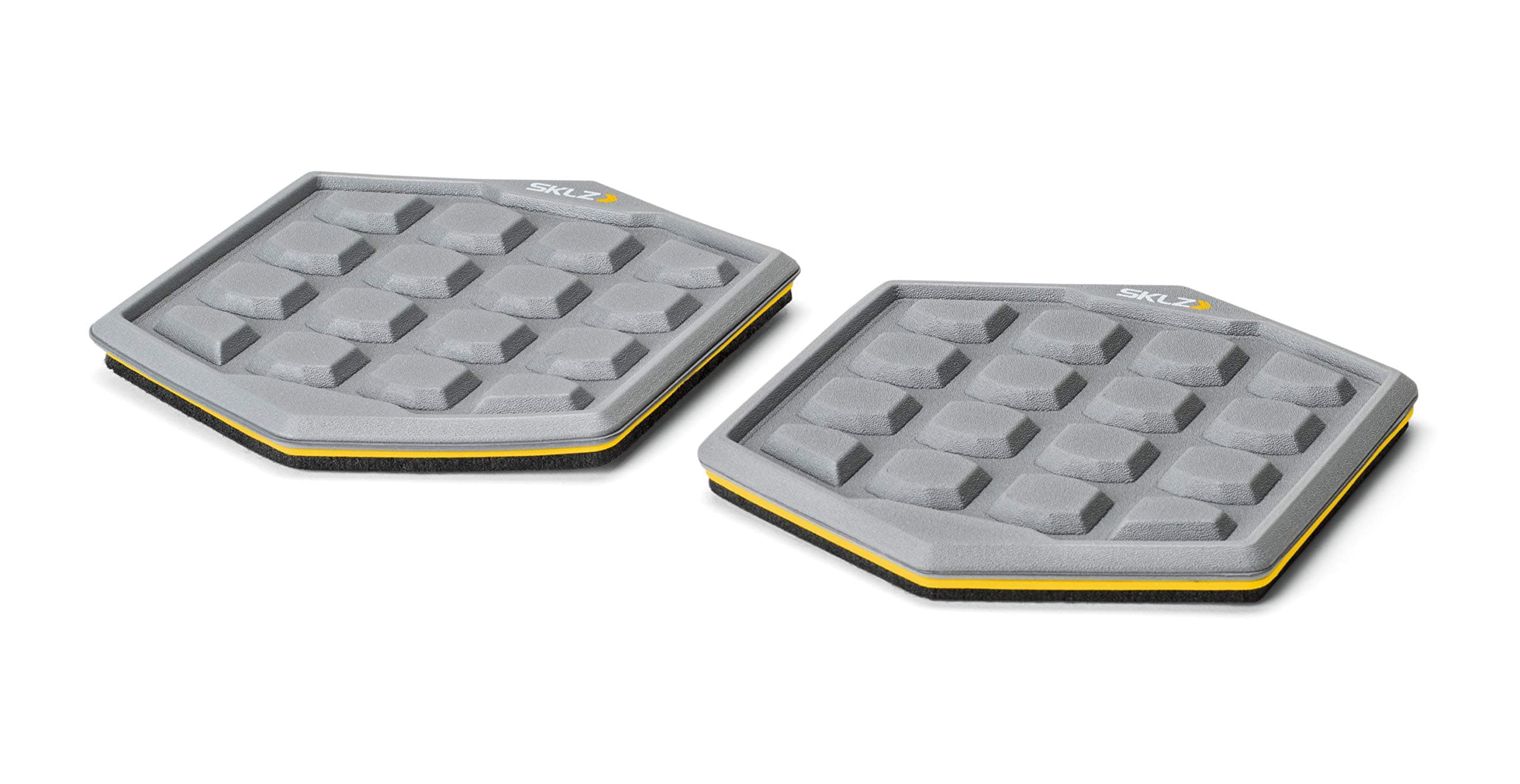Court : SKLZ Indoor Court Slidez. Pair of Core Stability Exercise Sliding Discs with Carry Bag and Unique Grip Pattern for Hands & Feet