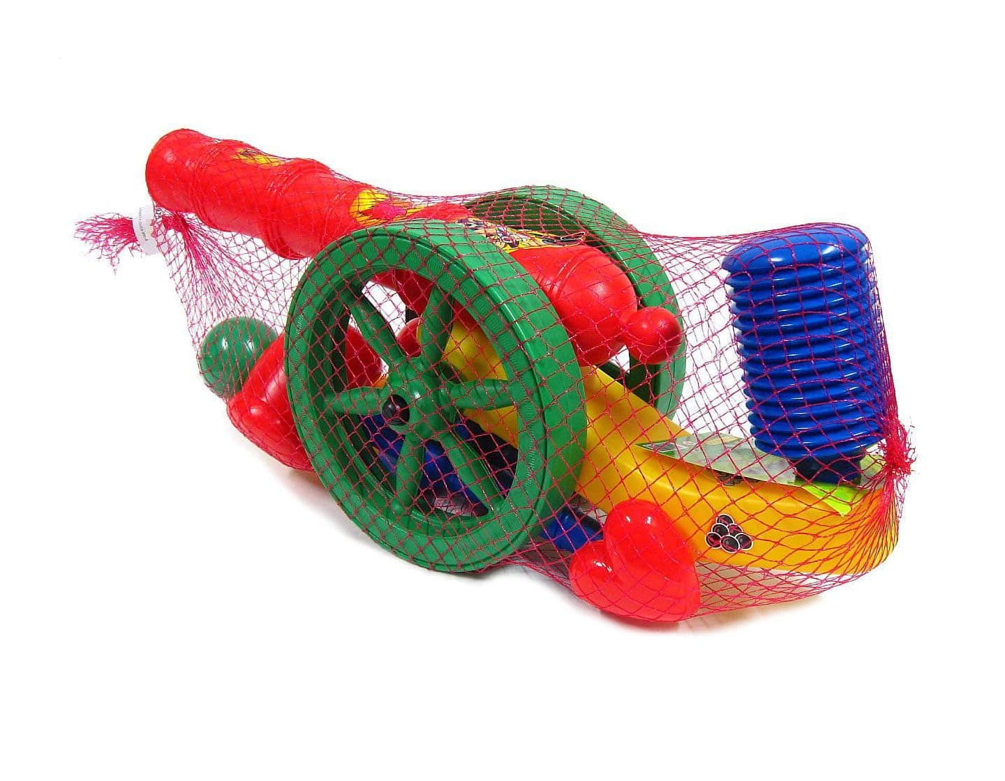 Cannon Ball Cannon with 5 balls and hammer, ball pit balls 62cm Bällebadkanone