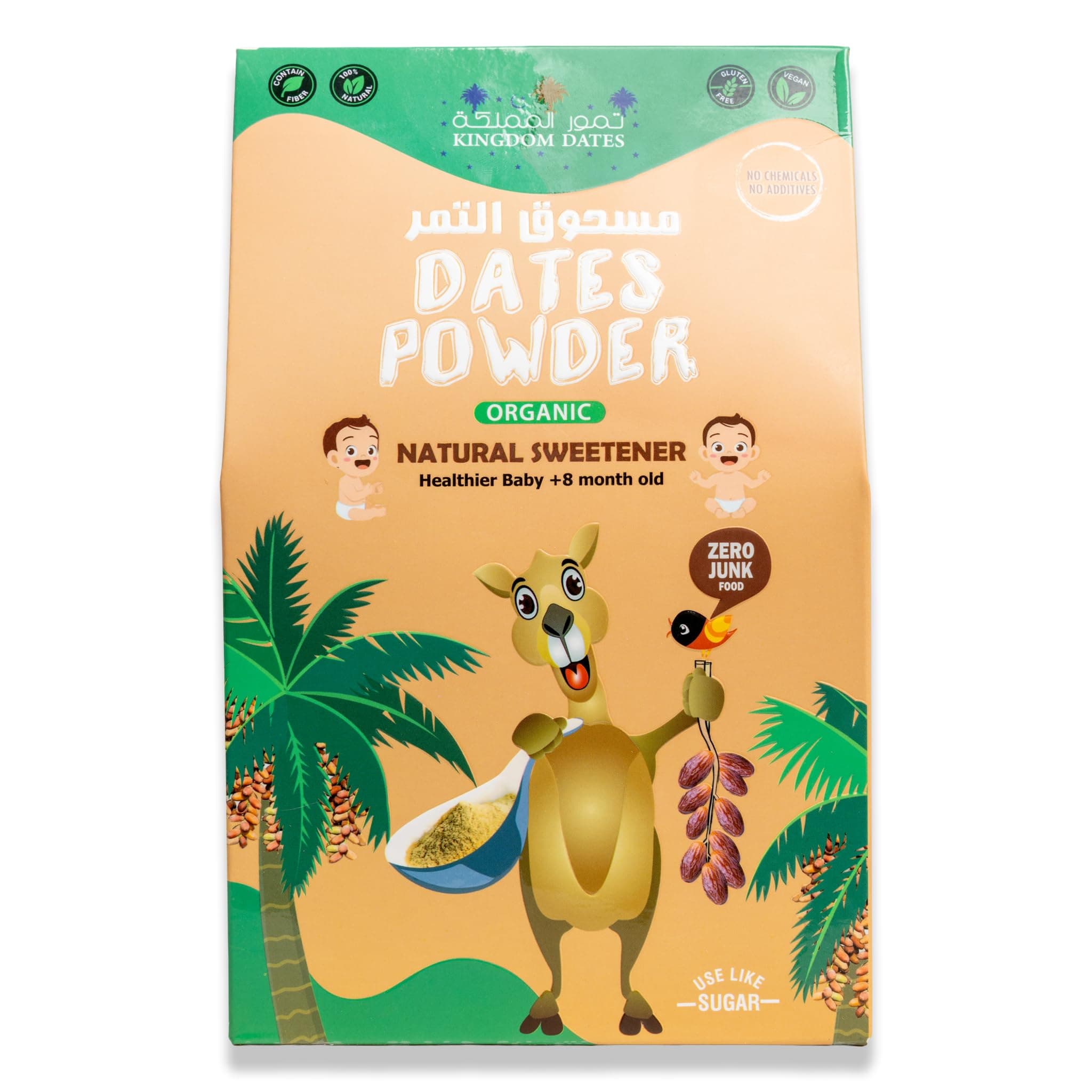 Organic Dates Powder | Zero Junk Sweetener for Kids & Family | Kingdom Dates