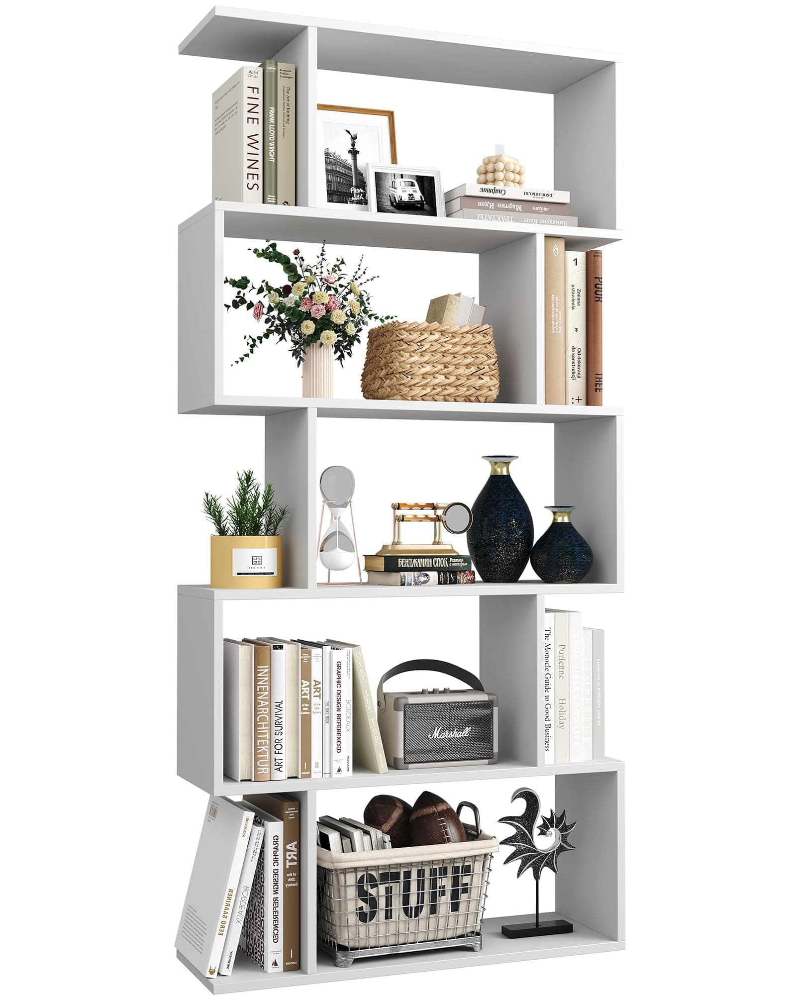 5 Tier Bookcase