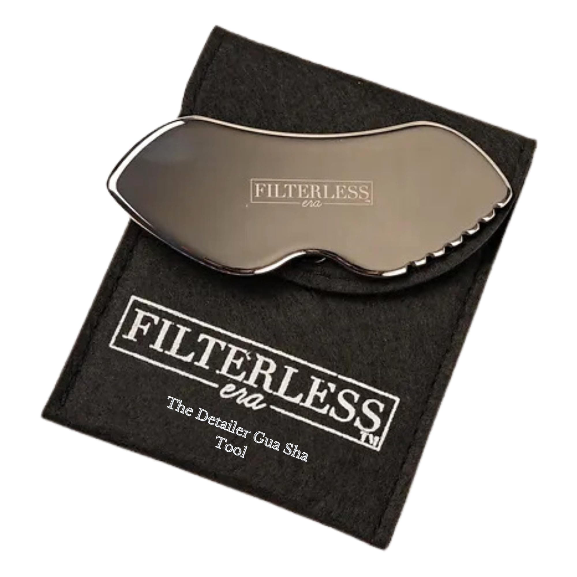 FilterLESS Era Premium Gua Sha 6 sided stainless steel Gua Sha tool The detailer