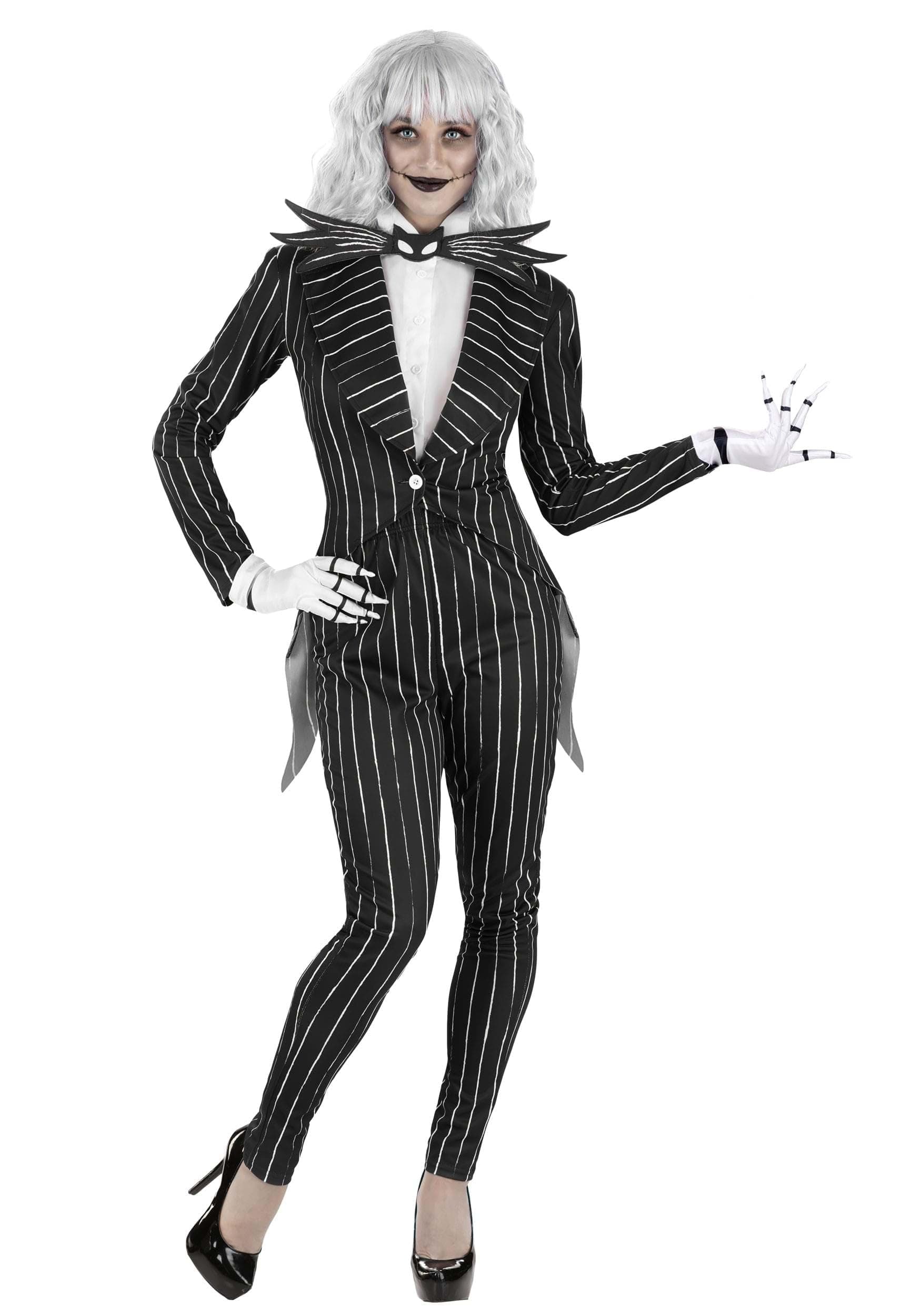 Disney Womens Jack Skellington Costume | The Nightmare Before Christmas Suit for Adults | NBC Movie Character