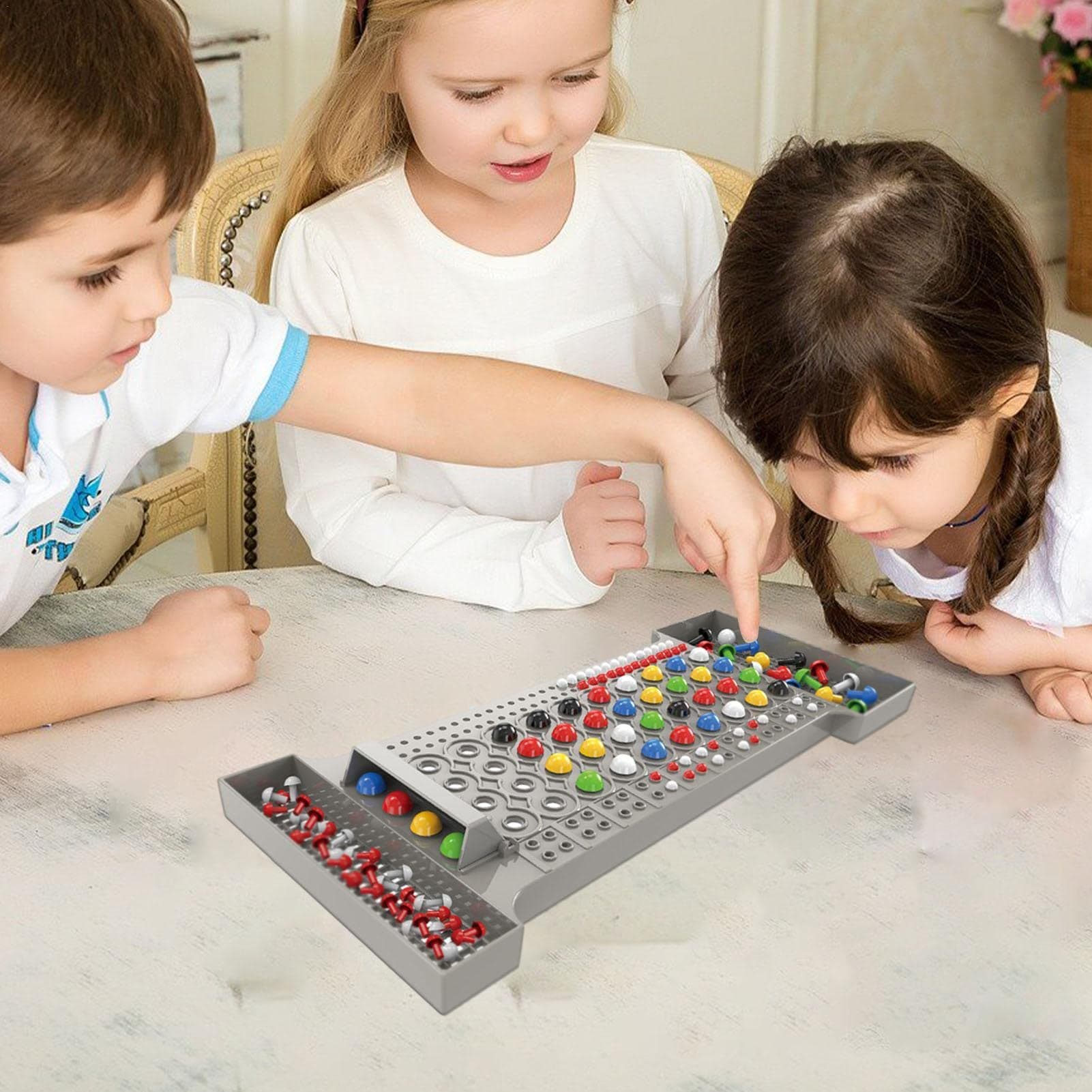 Secret Code Game for Kids, Crack the Secret Code Game, Code Breaker Game, Montessori Mastermind Code Breaking Mastermind, Interactive Board Games and Toys for Kids to Enhance Deductive Reasoning and L