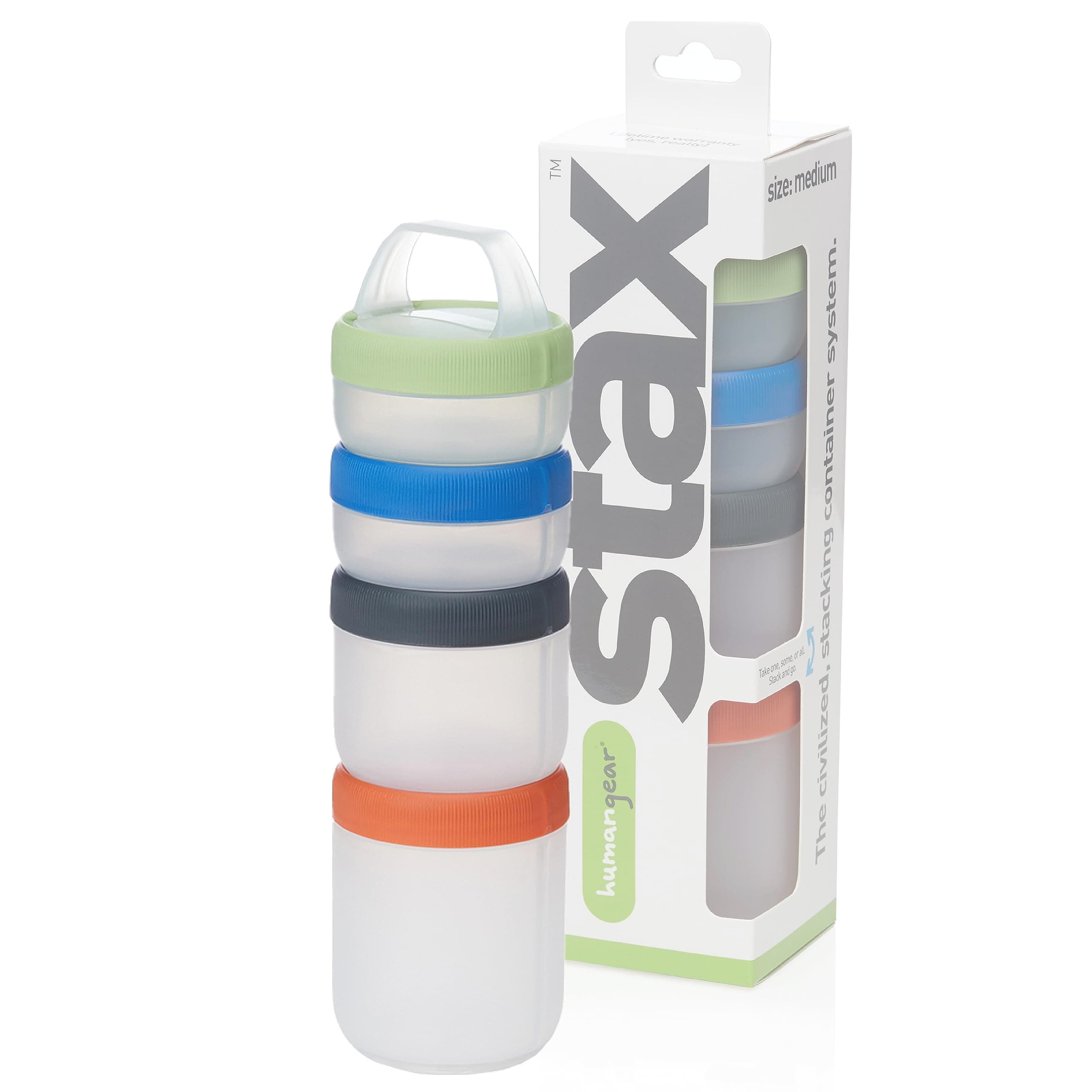 humangear STAX Interlocking Storage Container Set