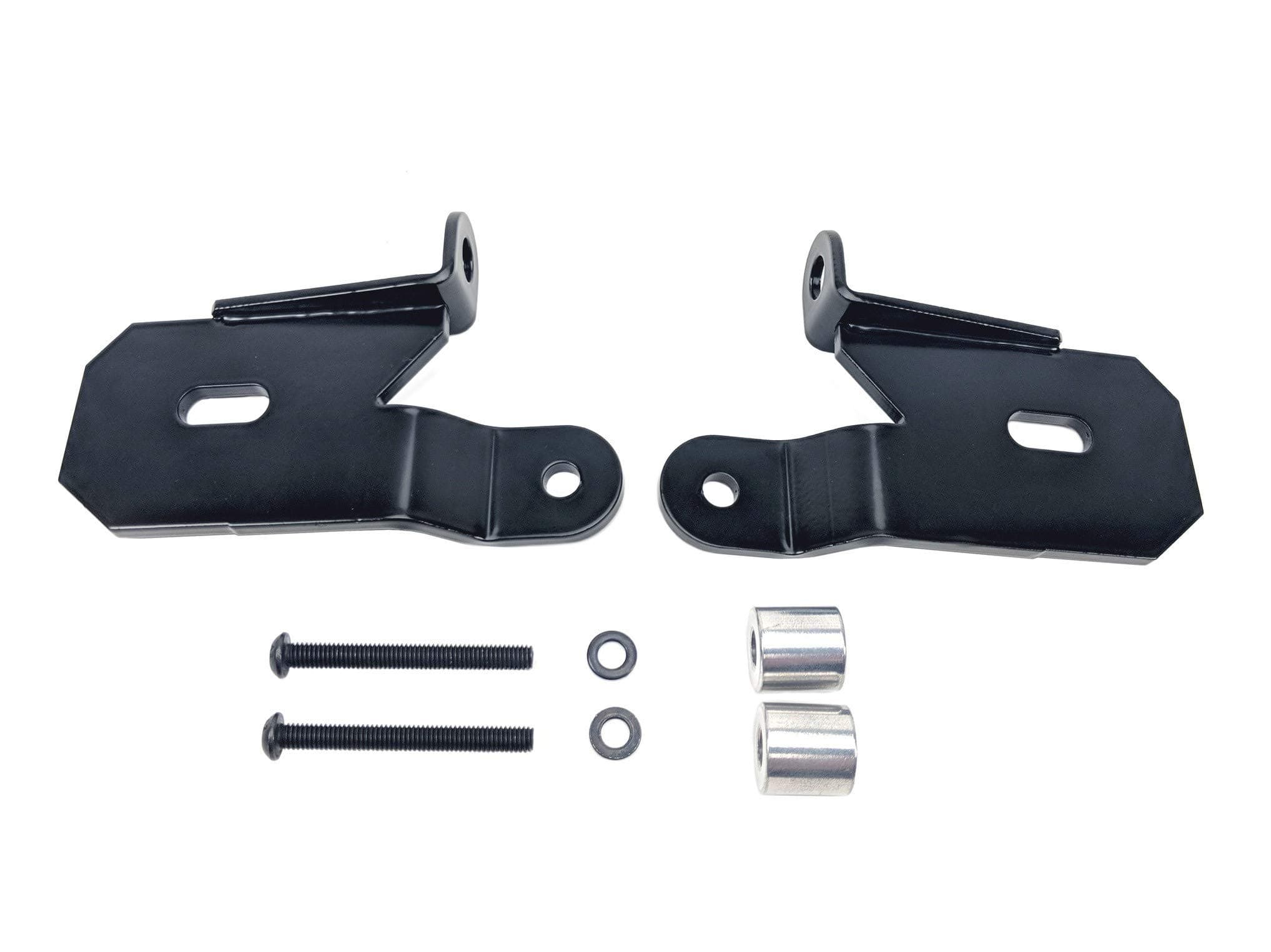 KC HiLiTES 7318 A-Pillar Black Light Mount Brackets - Jeep Wrangler JL