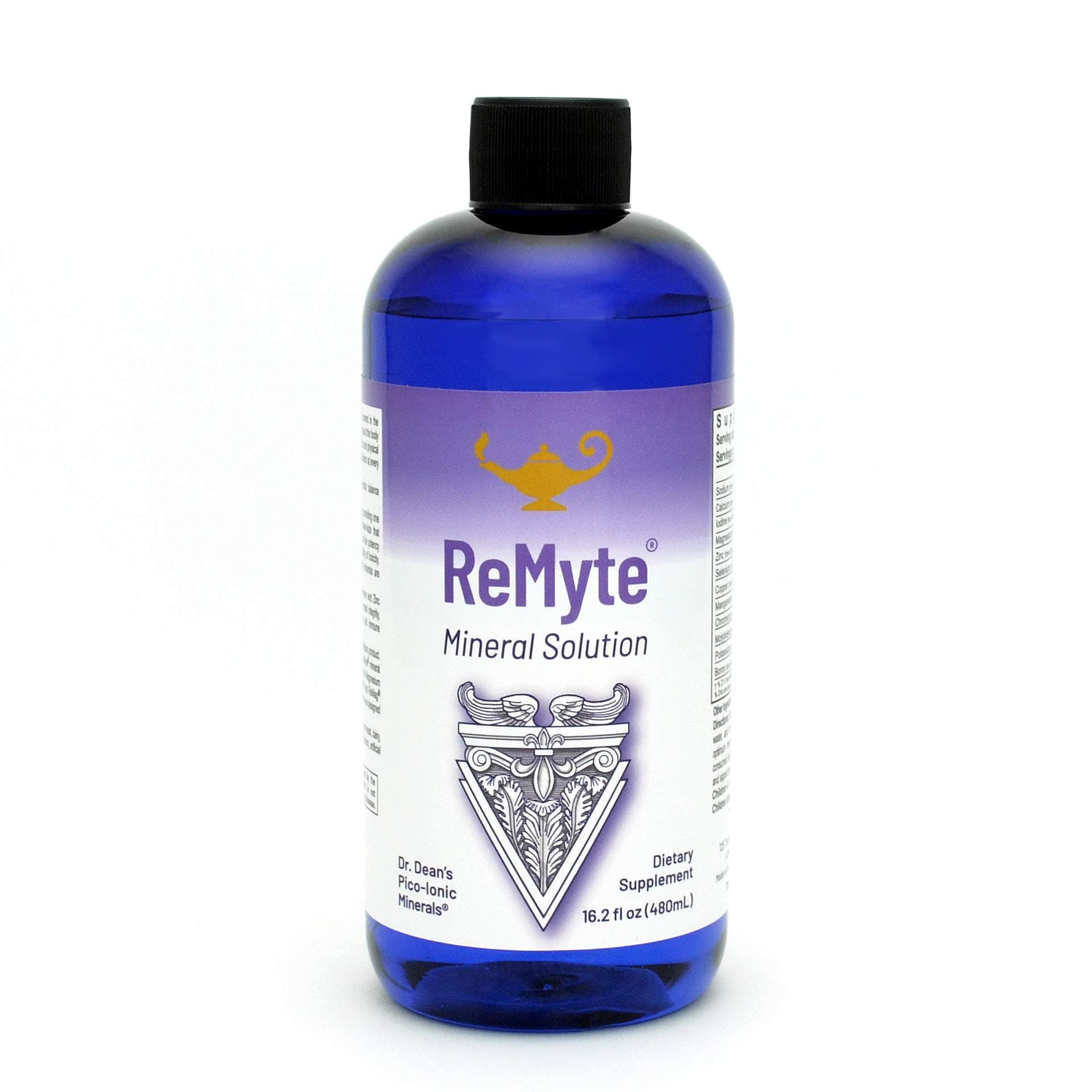 ReMyte Electrolyte Mineral Solution -12 Minerals For Cellular Function- Thyroid, Heart, Immune Support - 480 ml