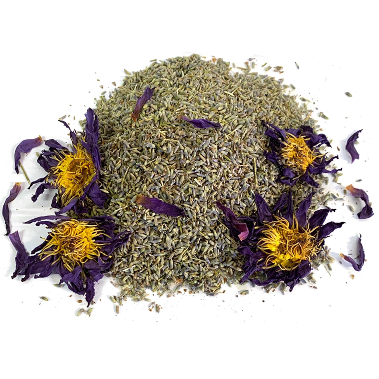 Lotus Flowers Tea Herbal Pre Mix Mixed Blends Premium Quality! AVAILABLE IN 15+ BLENDS (Lavender & Lotus Tea Mix, 25g)