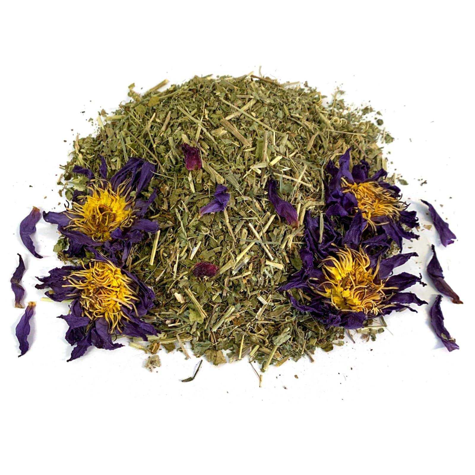MQH Wholefoods™ Lotus Flowers Tea Herbal Pre Mix Mixed Blends Premium Quality! AVAILABLE IN 15+ BLENDS (Passion Flower & Lotus Tea Mix, 50g)