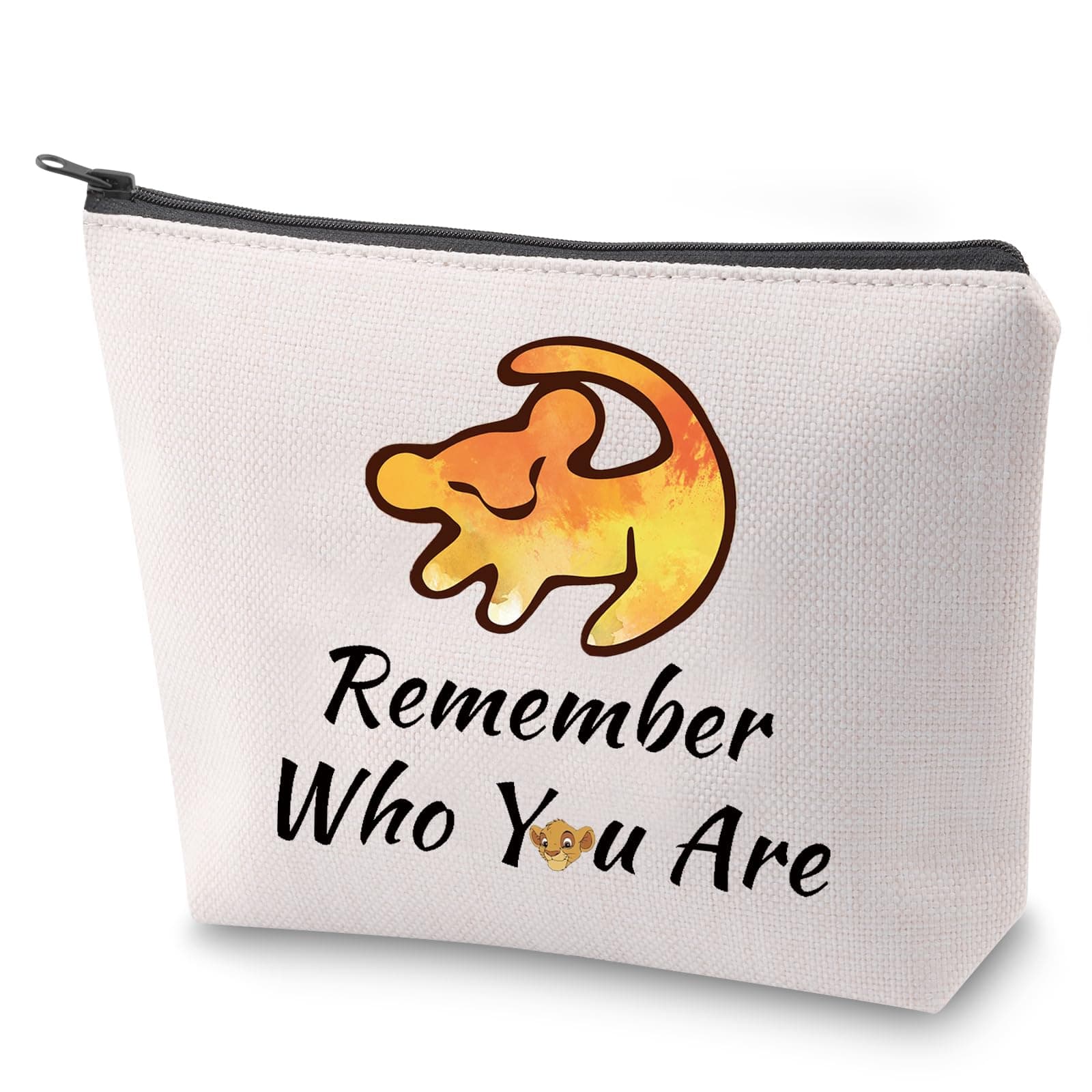Remeber Who You Are Makeup Bag Lion Inspire Cosmetic Bag Inspiration Gift, Remember WYA