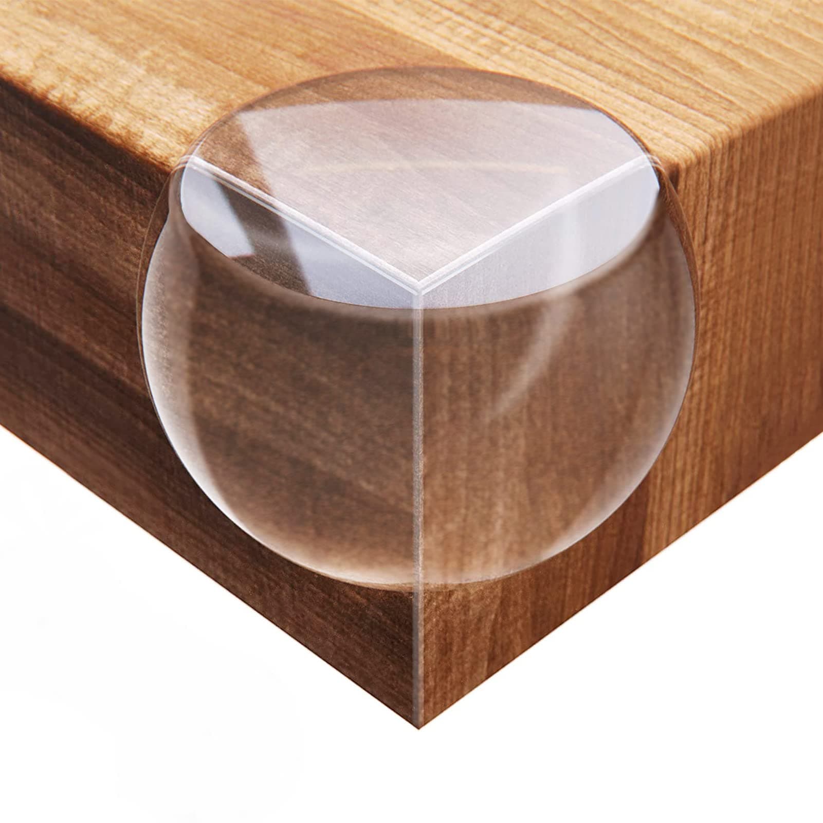 WWWCorner Protector for Kid,16 Packs Furniture Corner Guards Clear Silicone Soft Edge Safety Bumpers,Edge Protector Furniture Adhesive Bumper for Sharp Corners,Fireplace,Table,Round