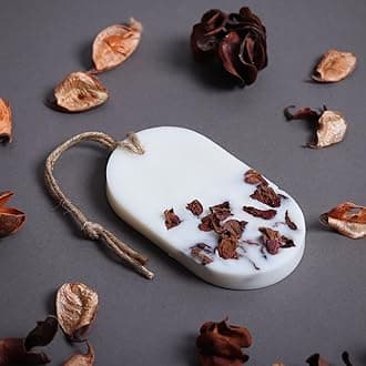 Sachet Tablet Handmade Wax Sachet Rose Scents Home Fragrance for Air Freshner, Wardrobe Freshener, Closets, Drawers, Cupboards, Car, Shoes Racks, Kitchen (Rose Pack of 3)