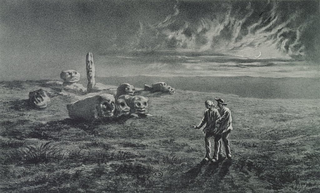 GerRit canvas posters wall art no frame pictures 58x90cm the Pierres Sottes by Baron Dudevant Jean Francois Maurice Sand