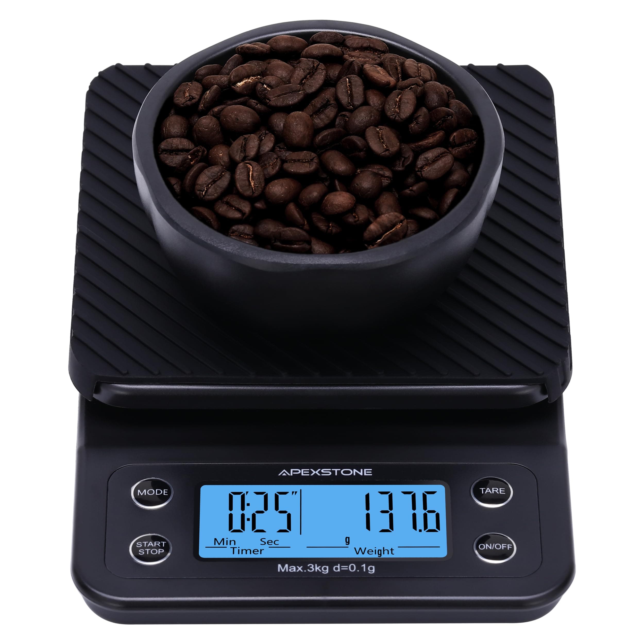 Coffee Scale with Timer, Espresso Scale with Timer, Espresso Coffee Scale with Timer for Pour Over Coffee (Batteries Included)