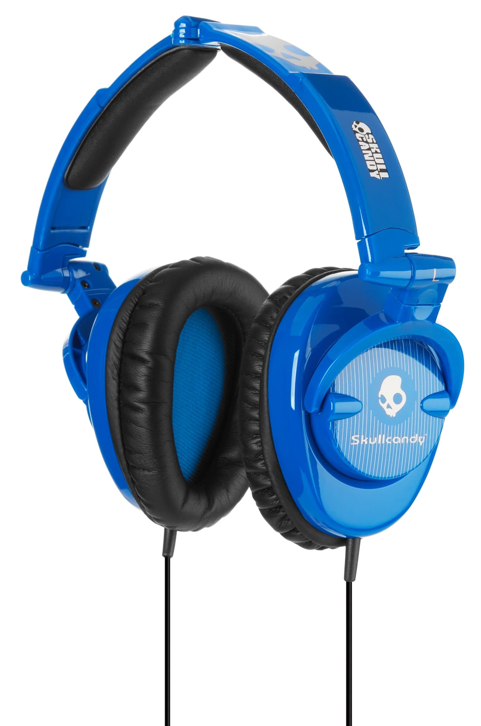 Skullcandy Skullcrusher 2011 Blue Pinstripe Headphones - S6SKDY119