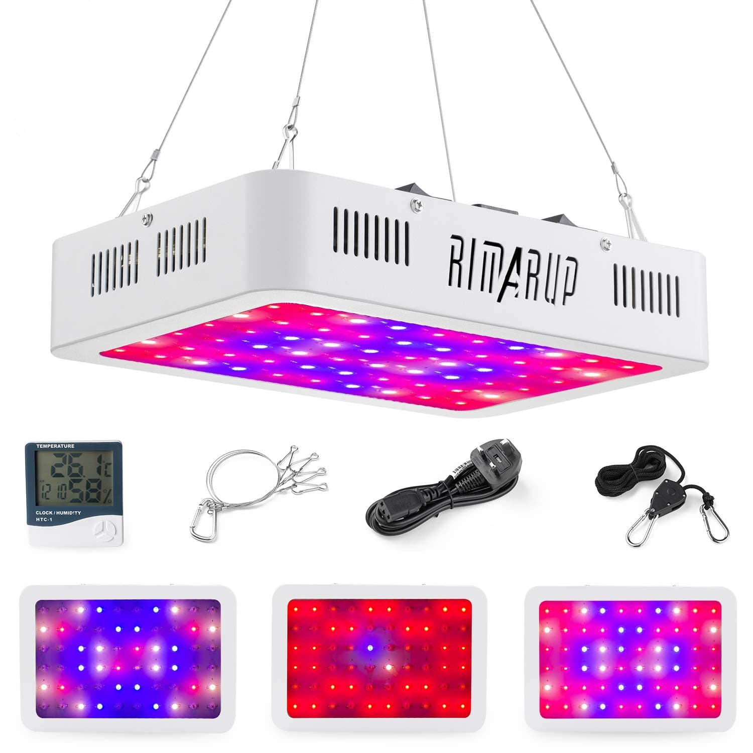 600W Double Switch LED Grow Light