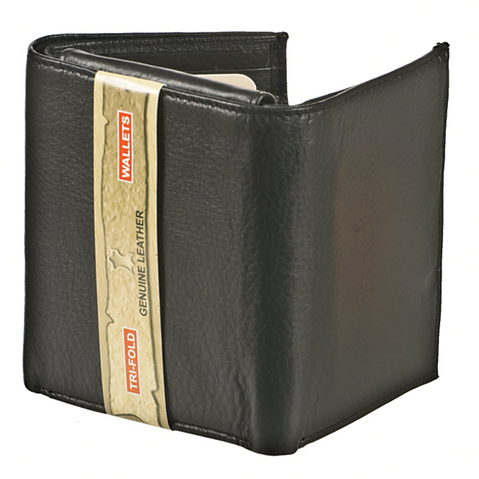 Don Mark Tri-Fold Wallet, Brown, One Size