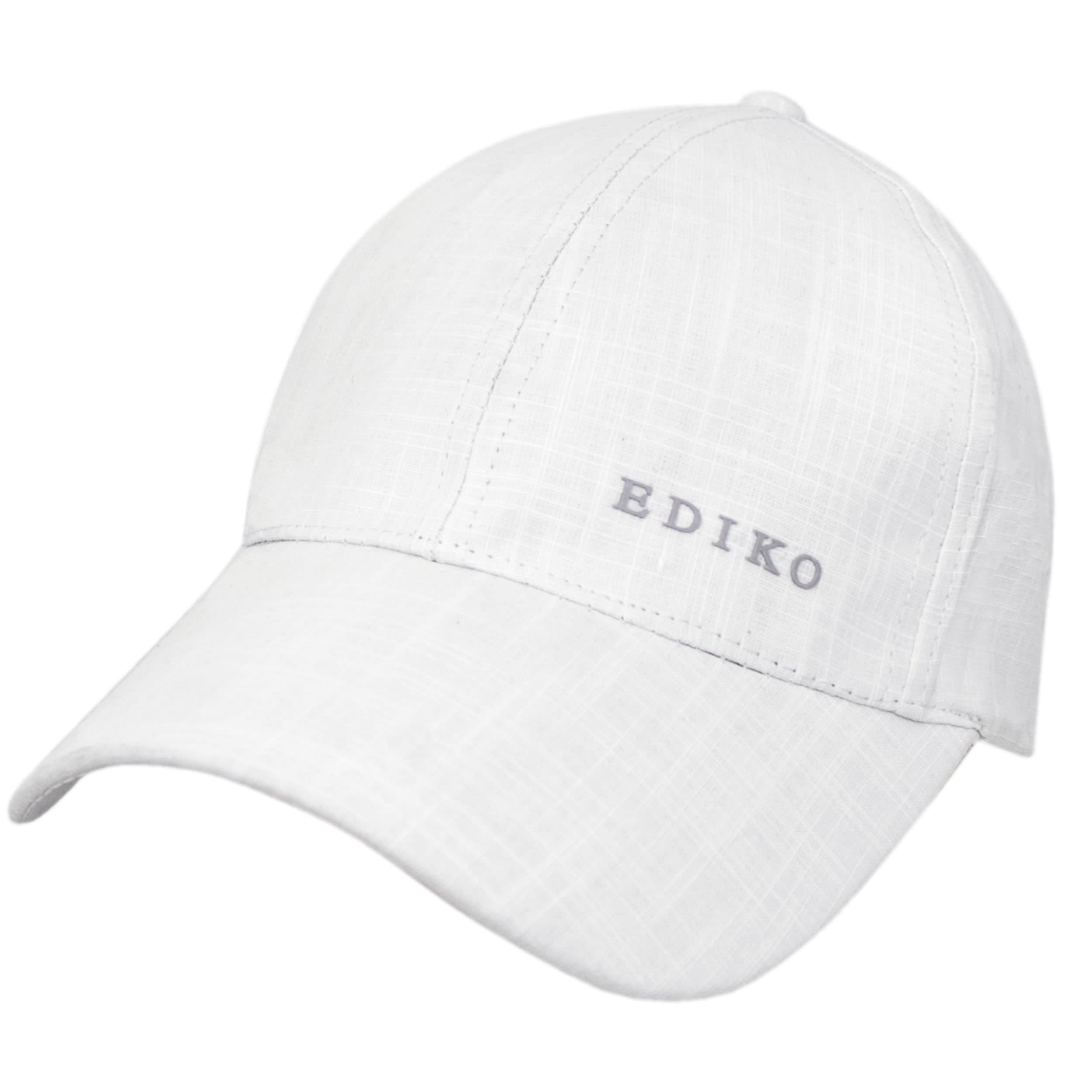 Prikinder Outdoors Sports Activities Solid Cotton Lightweight Visor Ball Caps White