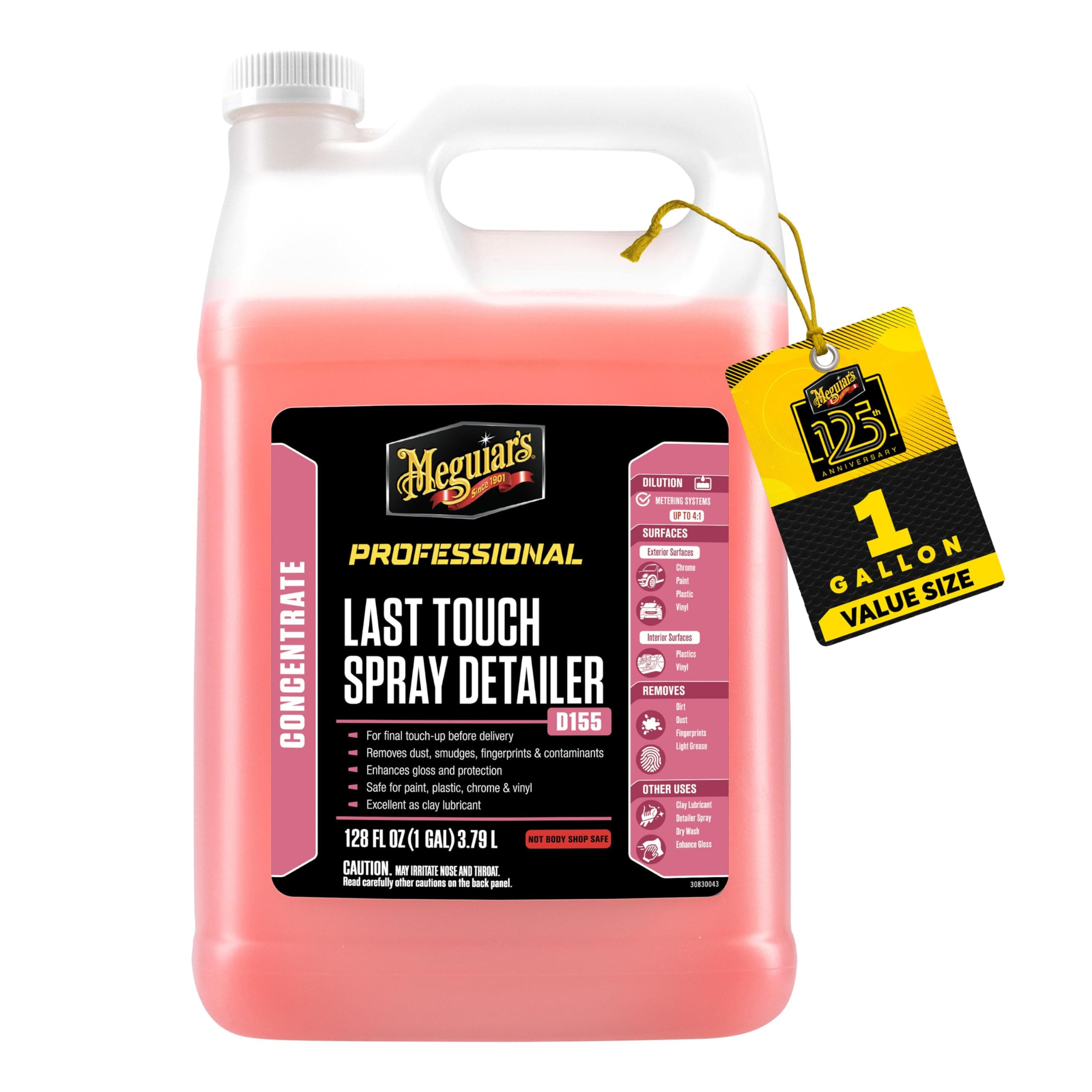 Meguiar's D15501 Last Touch Spray Detailer - 1 Gallon