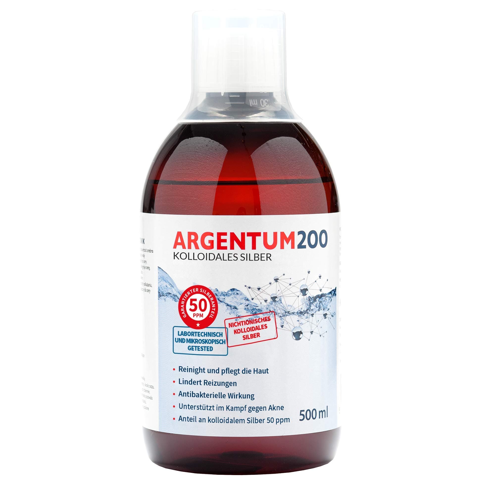 Argentum 200 Colloidal Silver Toner (50ppm) 500ml