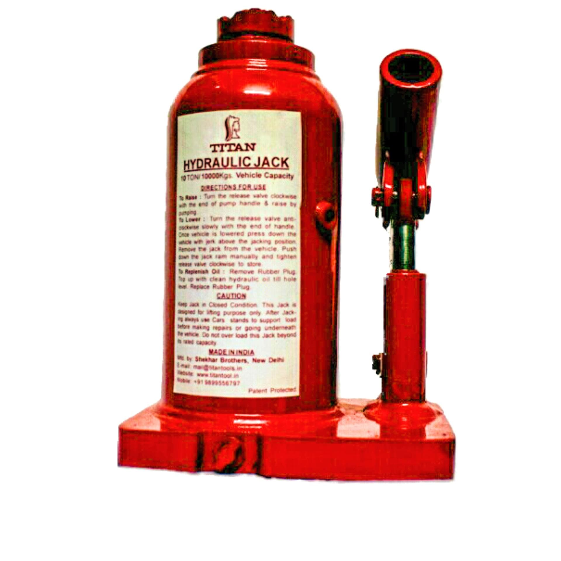 ATLAS TITAN HYDRAULIC BOTTLE JACK 10TON