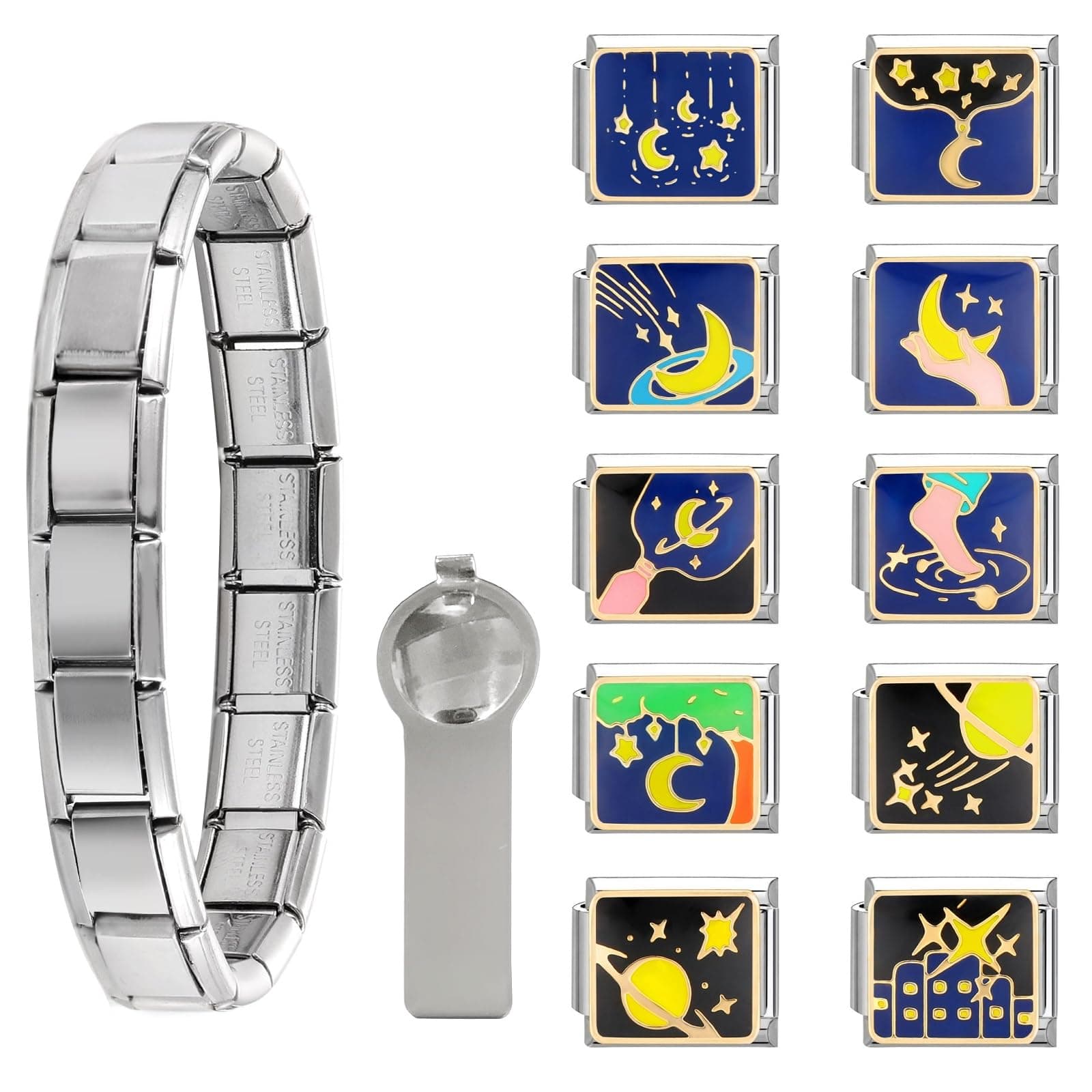 papasgixItalian Charms Set - 10mm*9mm Charm Bracelet, Love Fruit Cake Pendant