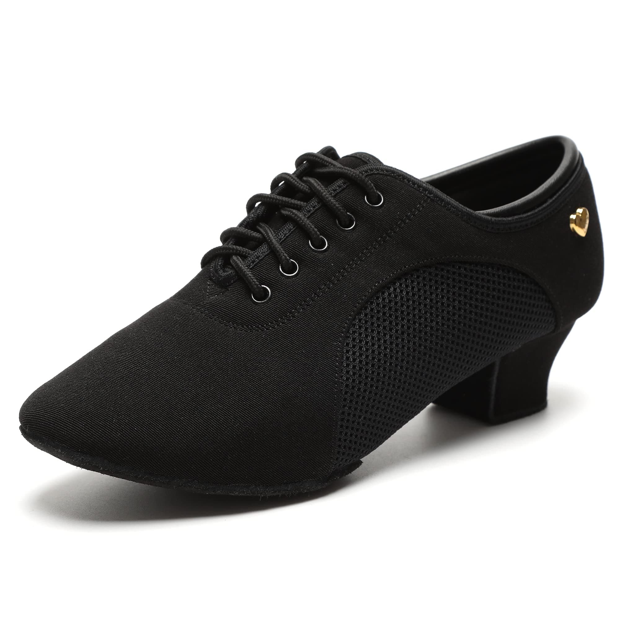 Women's Latin Dance Shoes Lace-up Ballroom Modern Salsa Rhythm Teaching Practice Professional Performance Dance Shoes