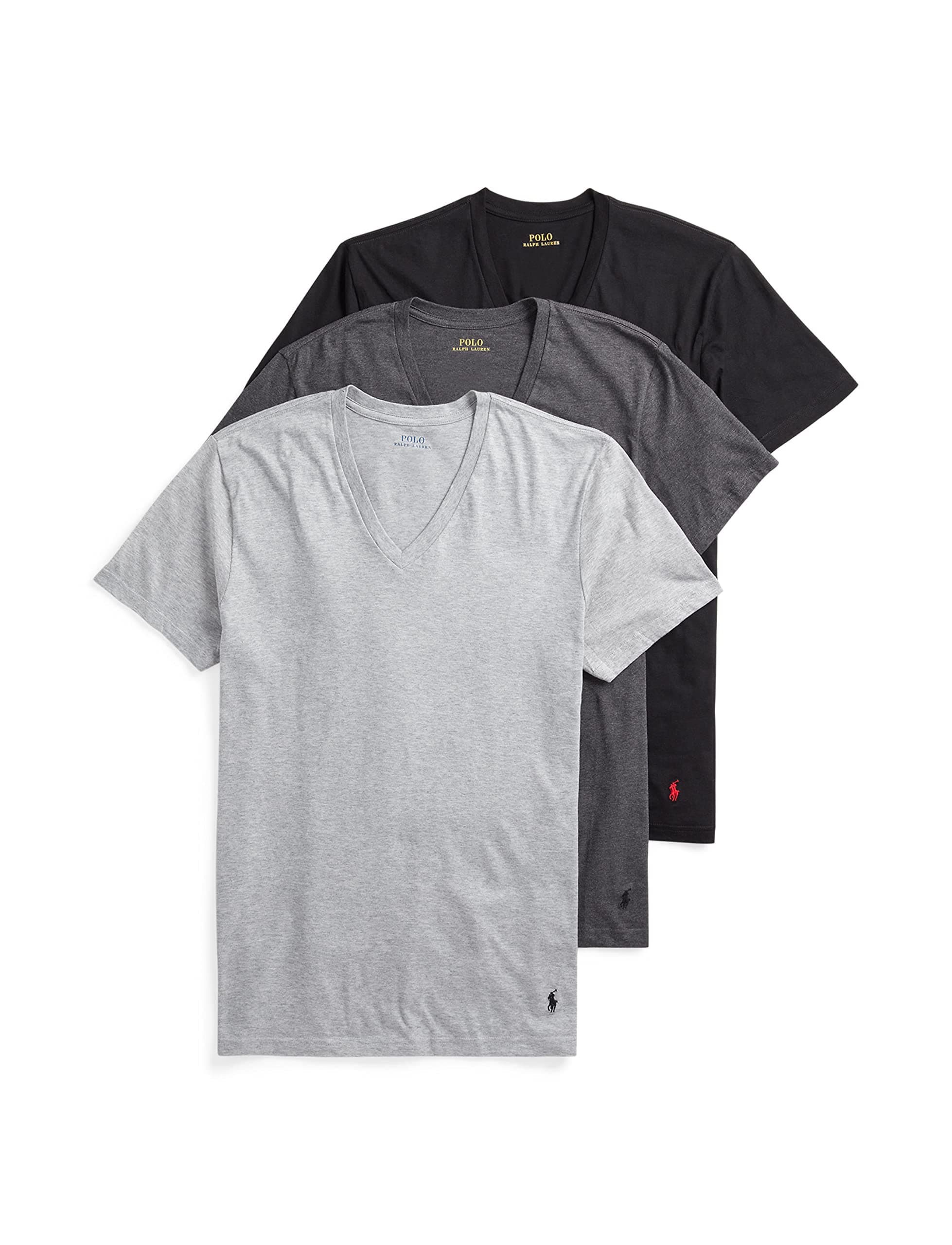 mens Rcvnp3 Classic Fit W/Wicking 3-pack V-necks