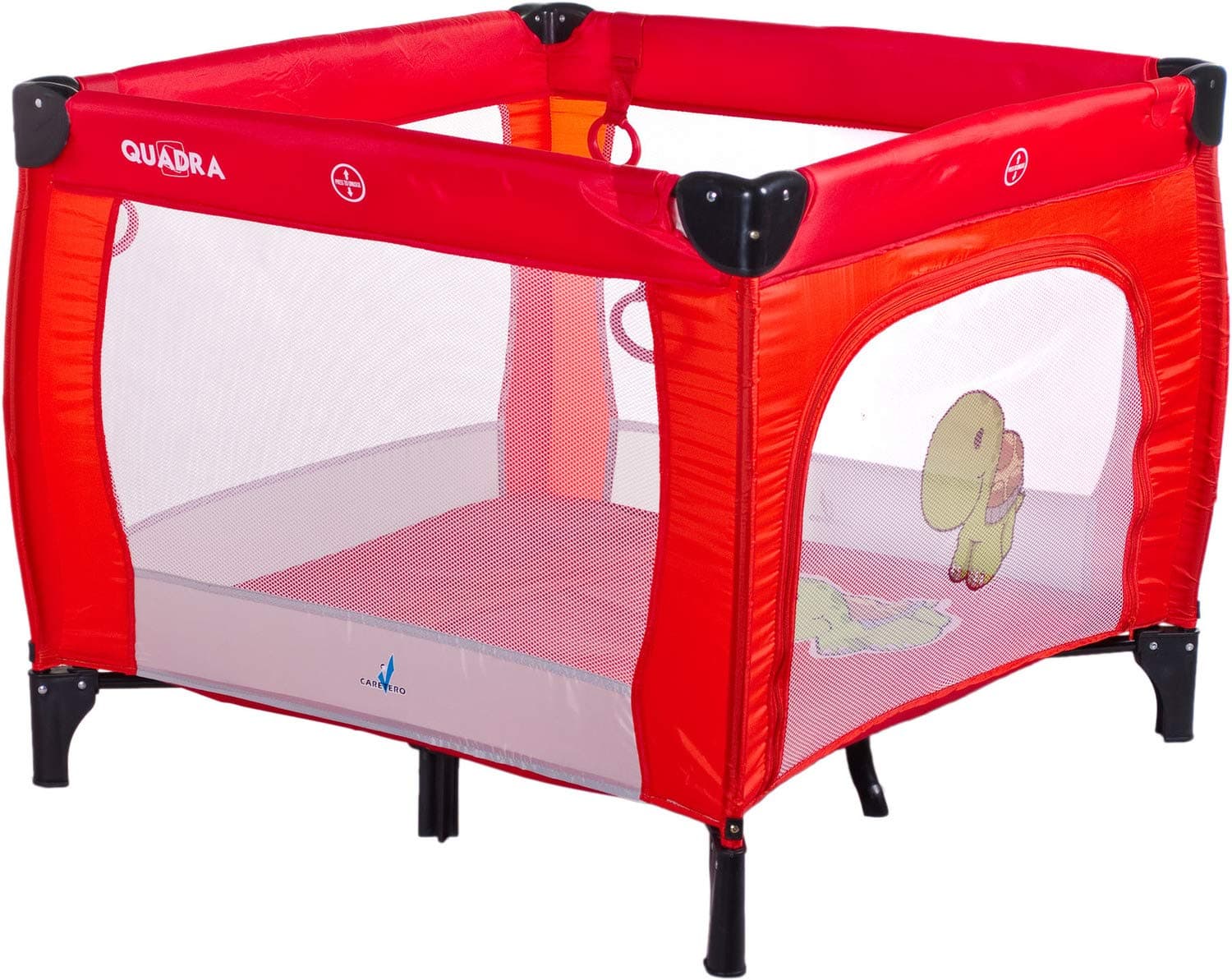 Caretero Quadra Playpen (Red)