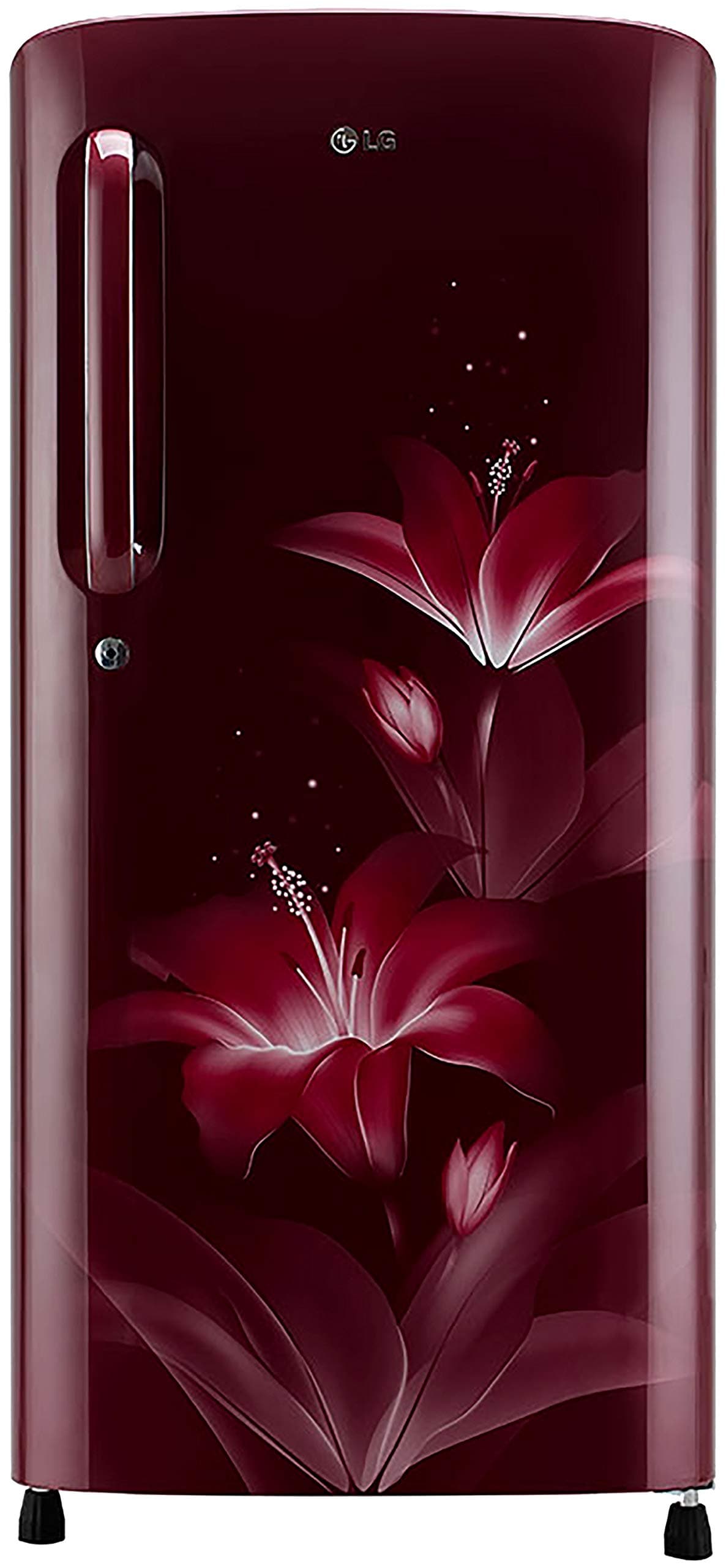 LG 190 L 3 Star Direct Cool Single Door Refrigerator(GL-B201ARGX.ARGZEBN, Ruby Glow,Smart Inverter Compressor)