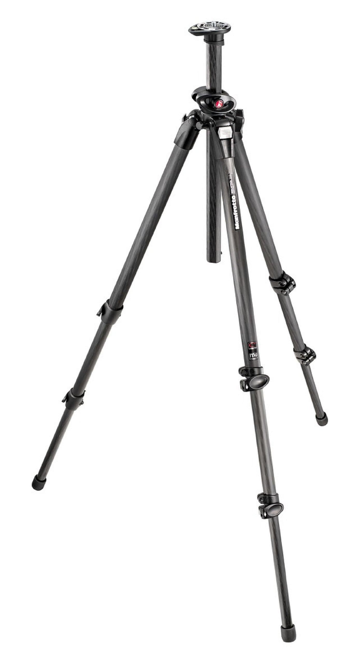 Manfrotto 055CXPRO3 Carbon Fiber 3 Section Tripod with Q90 Column and Magnesium Castings (Black)
