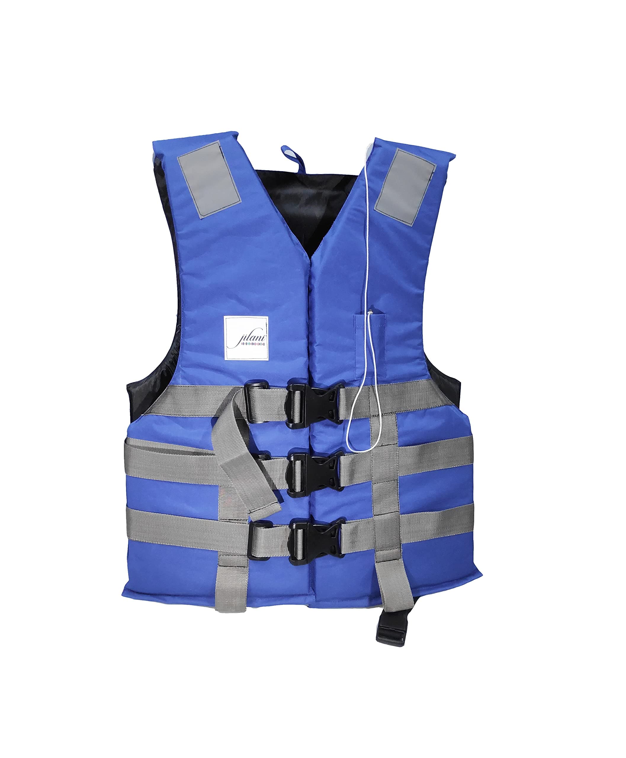 - Jilani Adult Safety Life Jacket Vest Weight Capacity Up to 75Kg Buoyancy 65N Blue