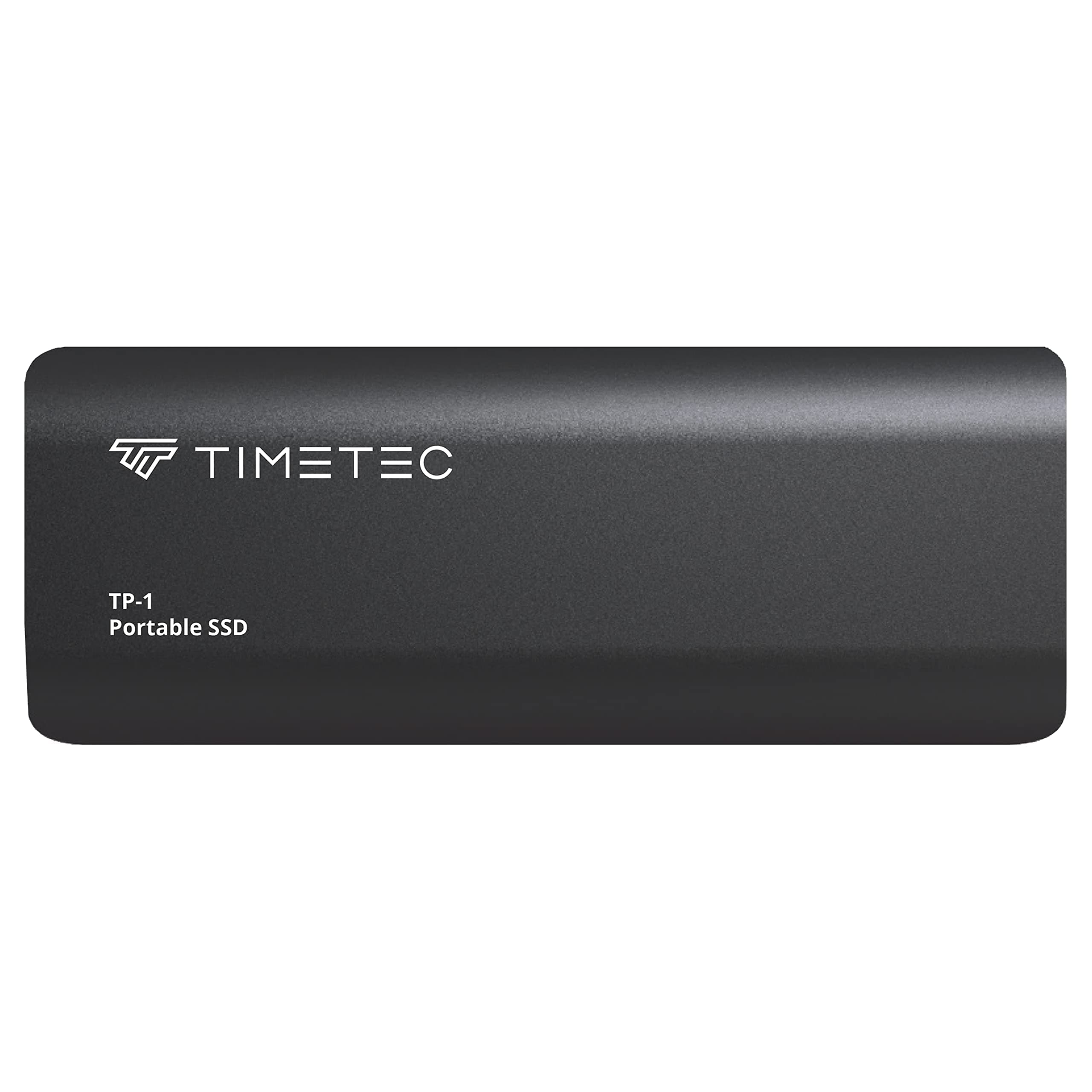 Timetec 2TB Portable External SSD USB3.2 Gen2 Type C Up to 560MB/s Ultra-Light Aluminum Mini External Solid State Drive with USB C to A Cable/USB A to C Adapter for Desktops/Laptop/Mac/Mobile - Black
