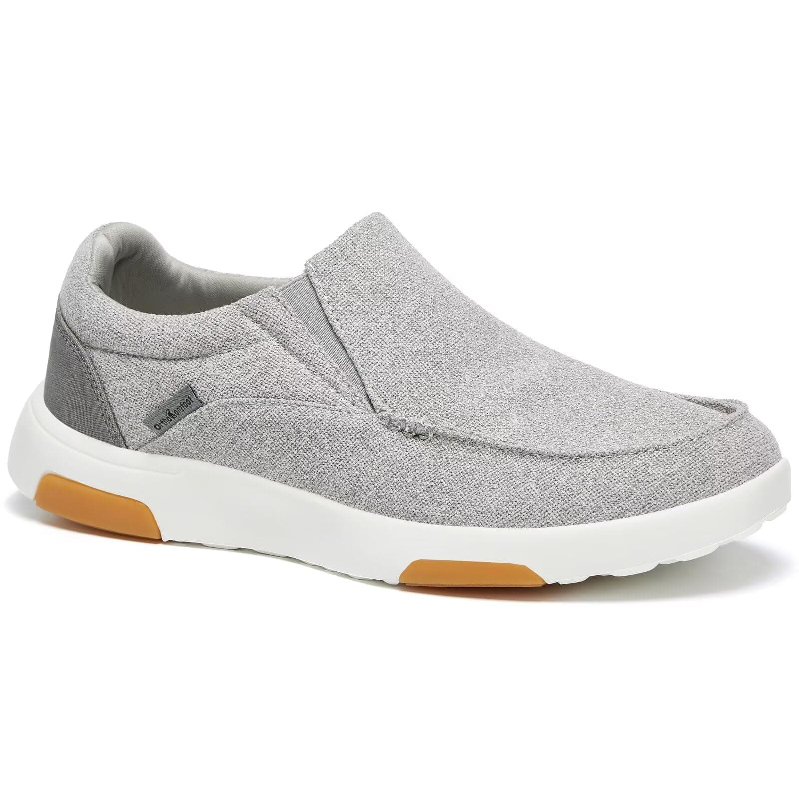 Men's Orthopedic Walking Shoes Loafers Slip On: Comfortable Casual Plantar Fasciitis Shoes Black, Outdoor Arch Support Relaxed Fit Shoes for Neuropathy Recovery Size 10